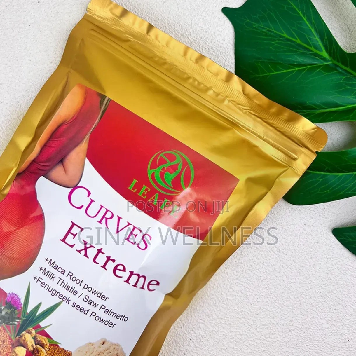 Leafe Curves Extreme Maca Powder for Hips and Butt Enhancement (454g)
