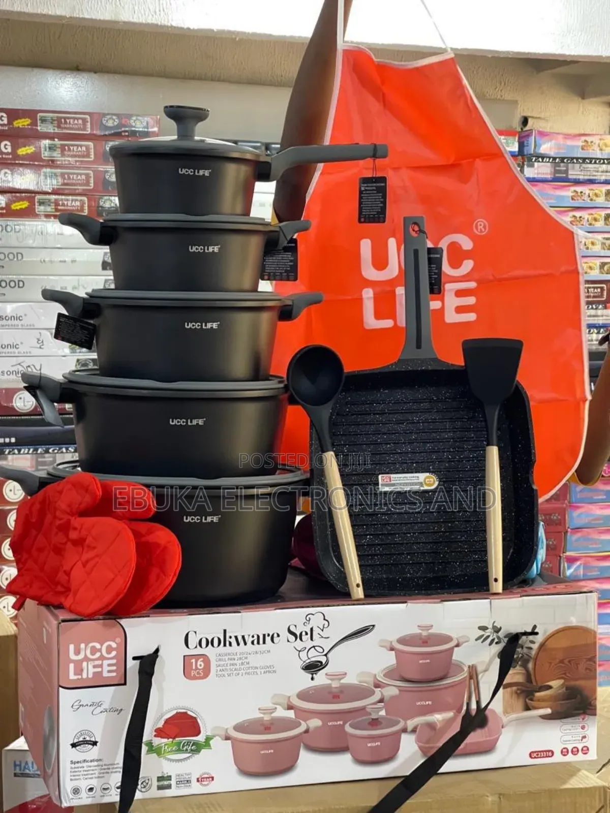 16 Piece's Of Cookware Set Luxury Cookware