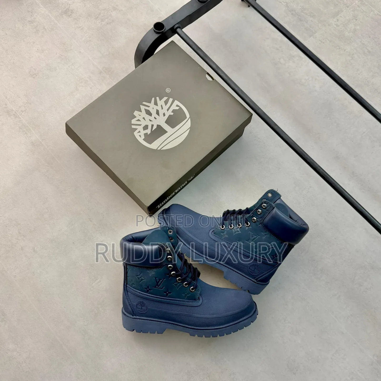 Lv X Timberland Heritage Suede Sneakers