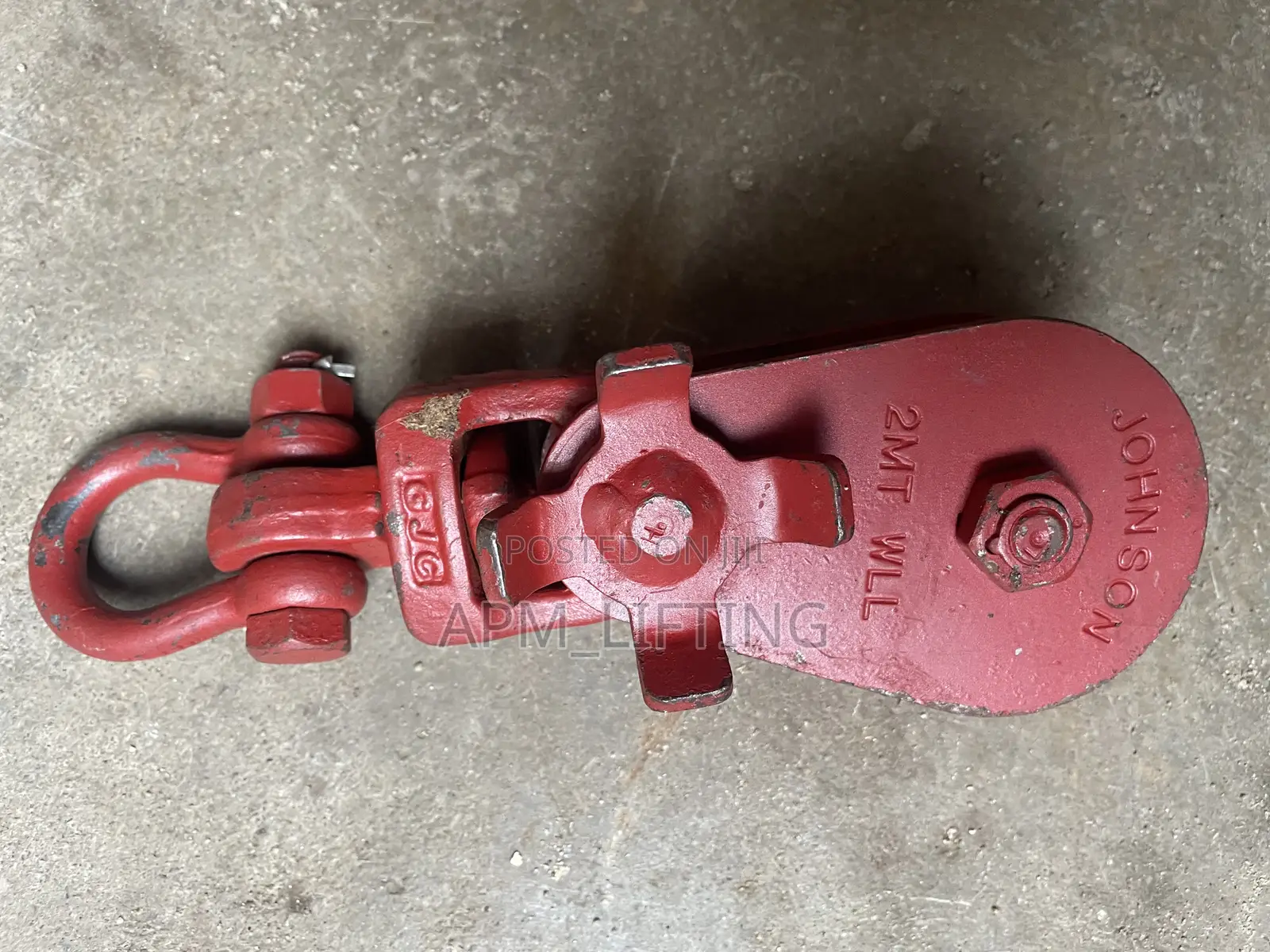 2ton Johnson Heavy Duty Snatch Block