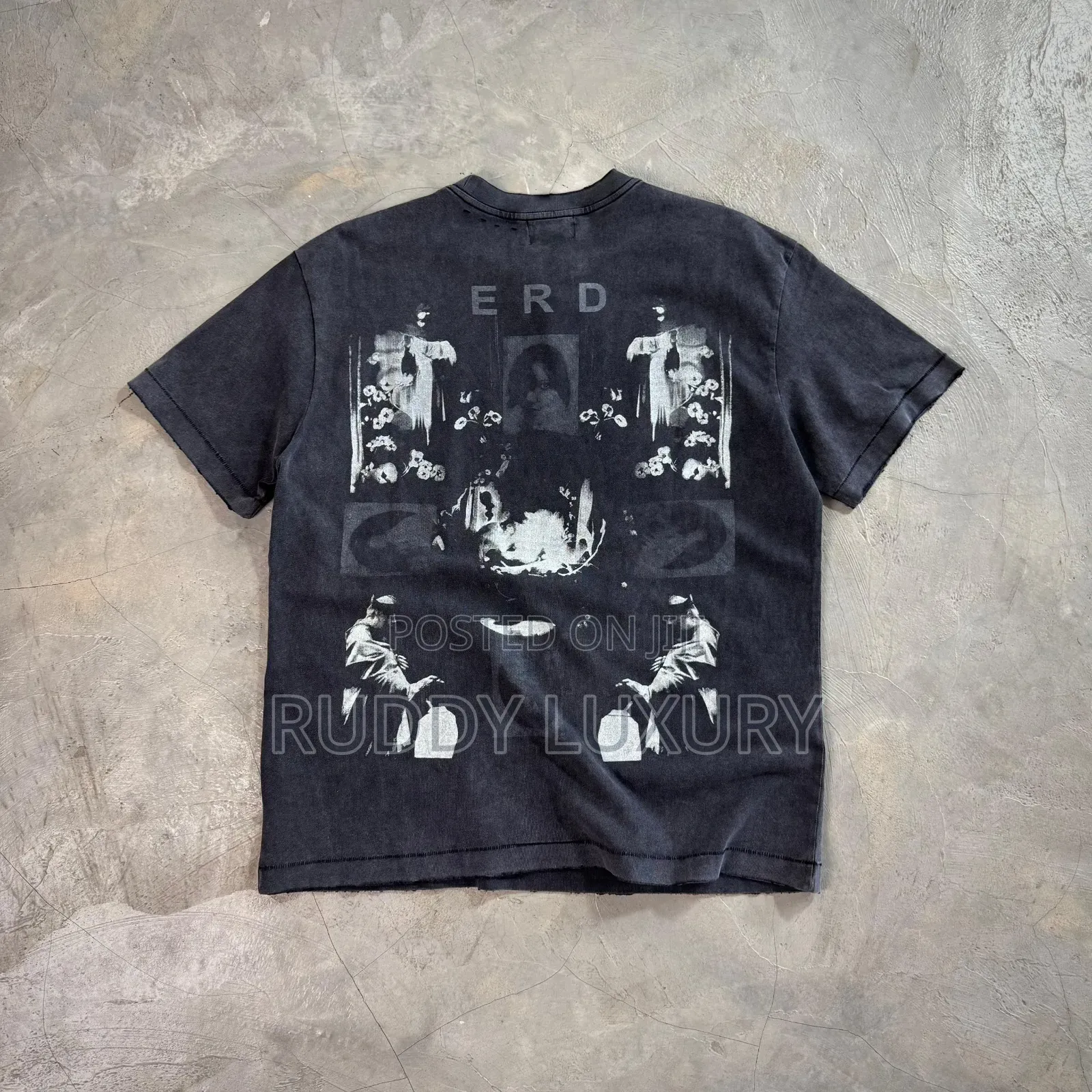 Shadow Print Vintage Tee