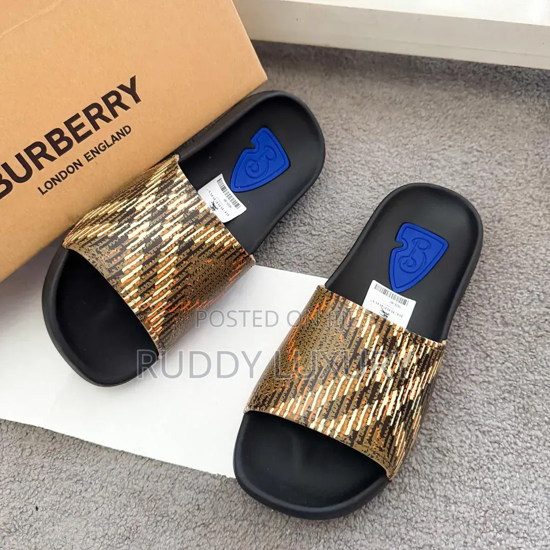 Luxury Monogram Slide Slippers
