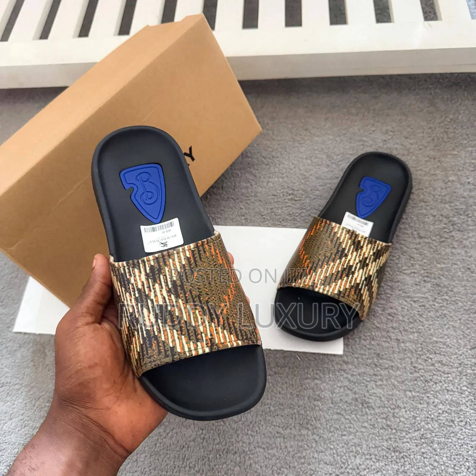 Luxury Monogram Slide Slippers