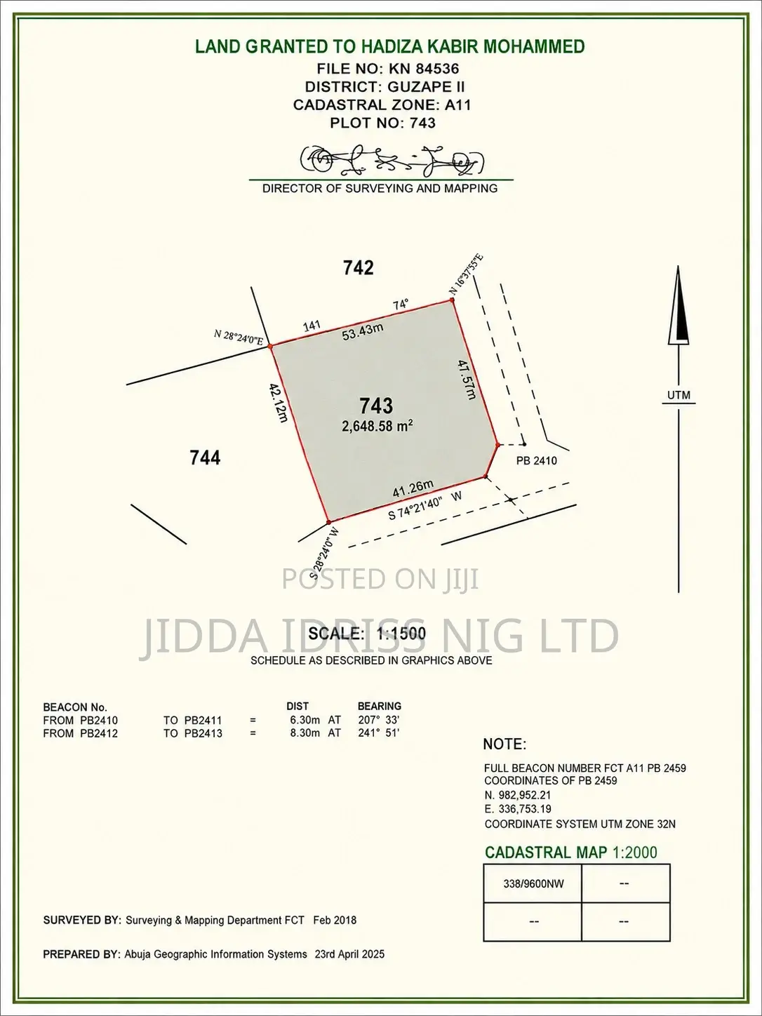 Prime Guzape Ii Residential Plot For Sale – 2,645sqm