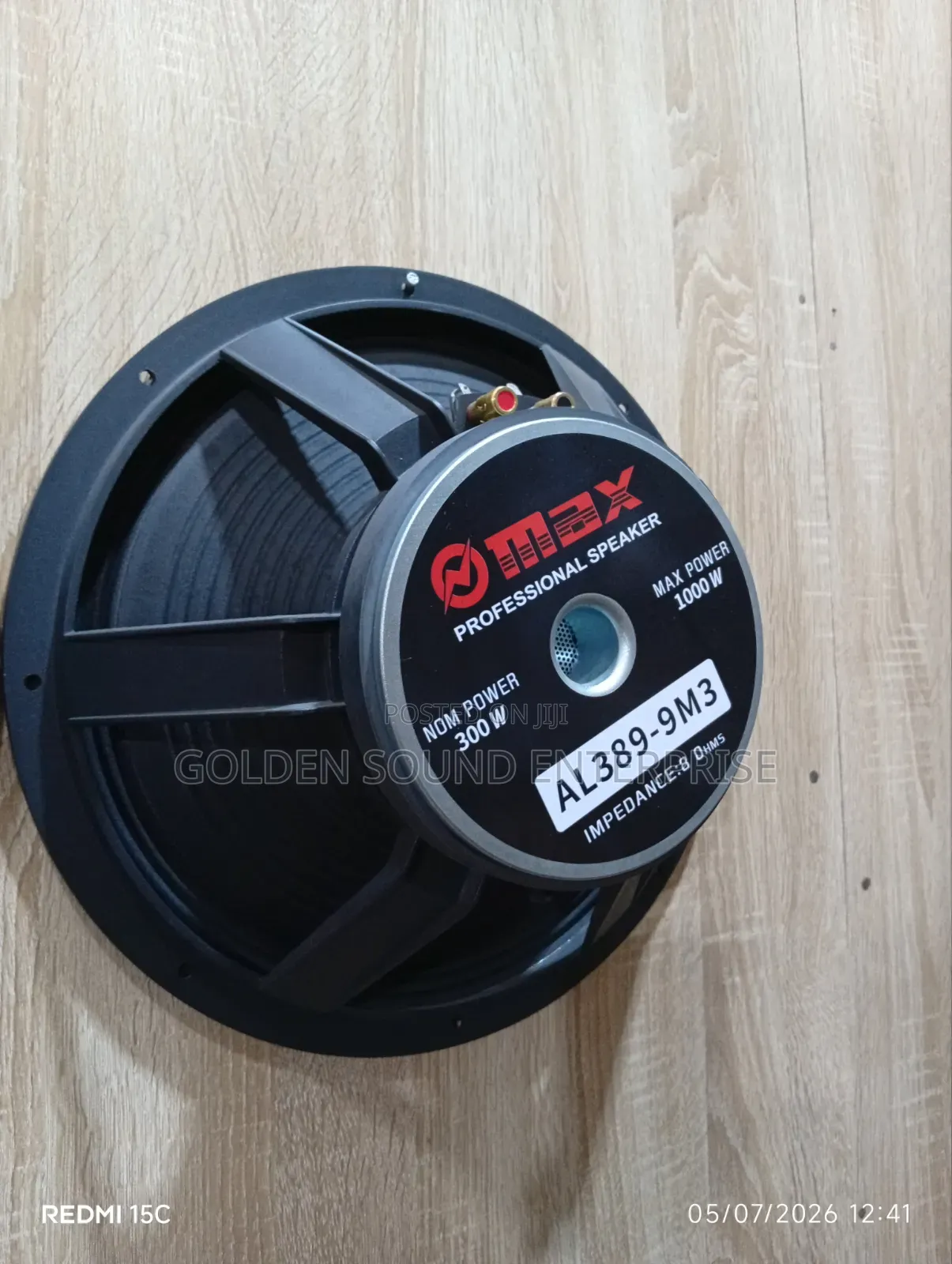 O Max Necked Speaker 15 Inches Very Strong and Loud 
