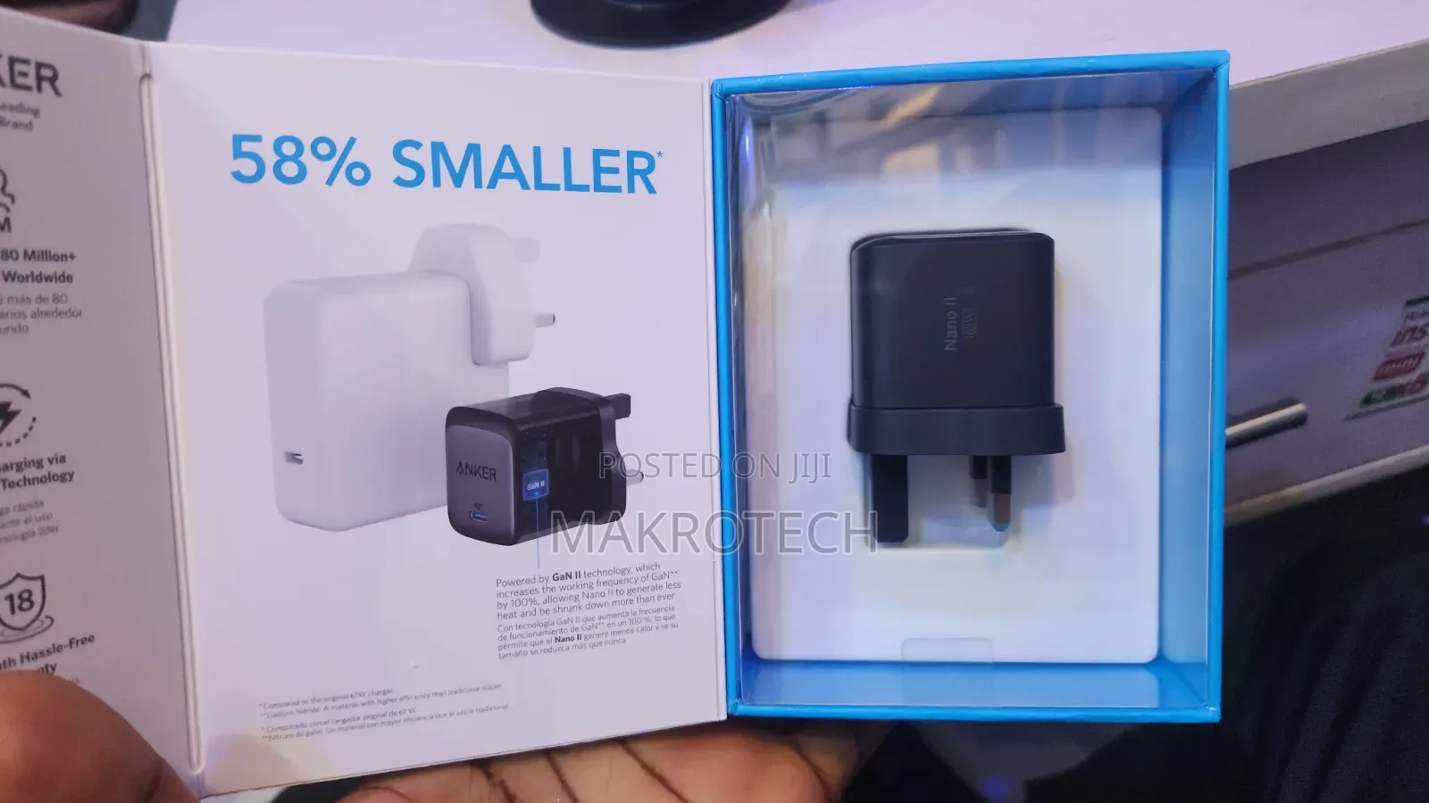 Anker Nano Ii 65w Gan Ii PPS Fast Usb C Charger Adapter, Compact