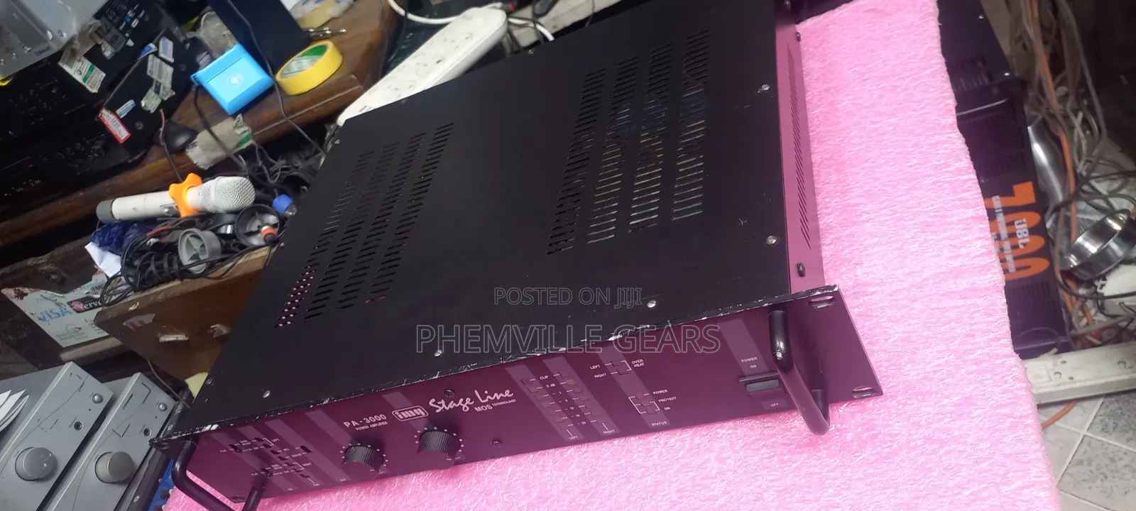 Uk.Used Stage_line Pa 3000 Amplifier
