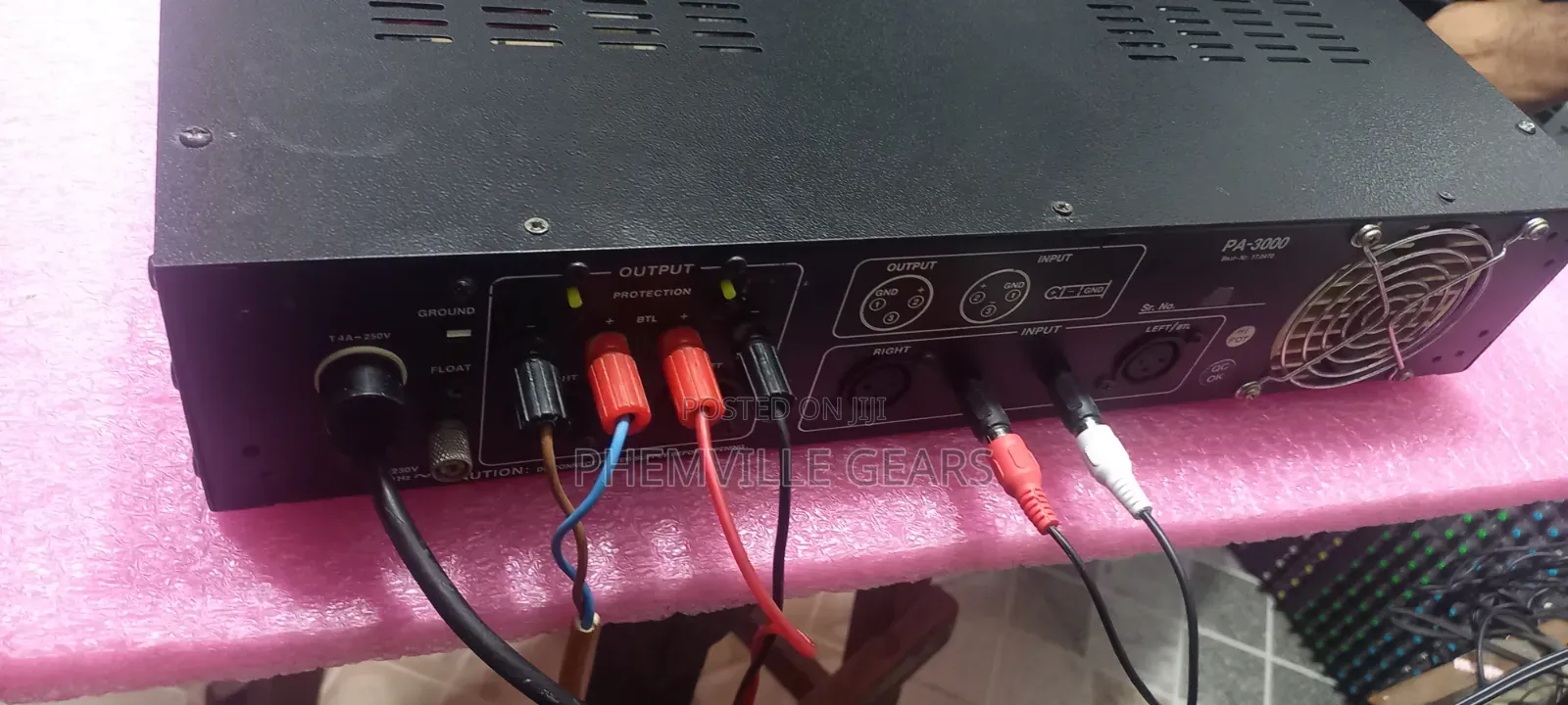 Uk.Used Stage_line Pa 3000 Amplifier