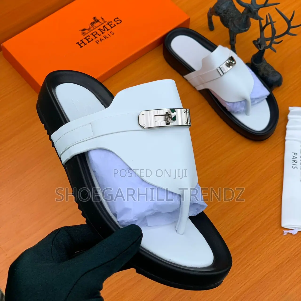 Hermes Palm Slippers in 3 Colourways