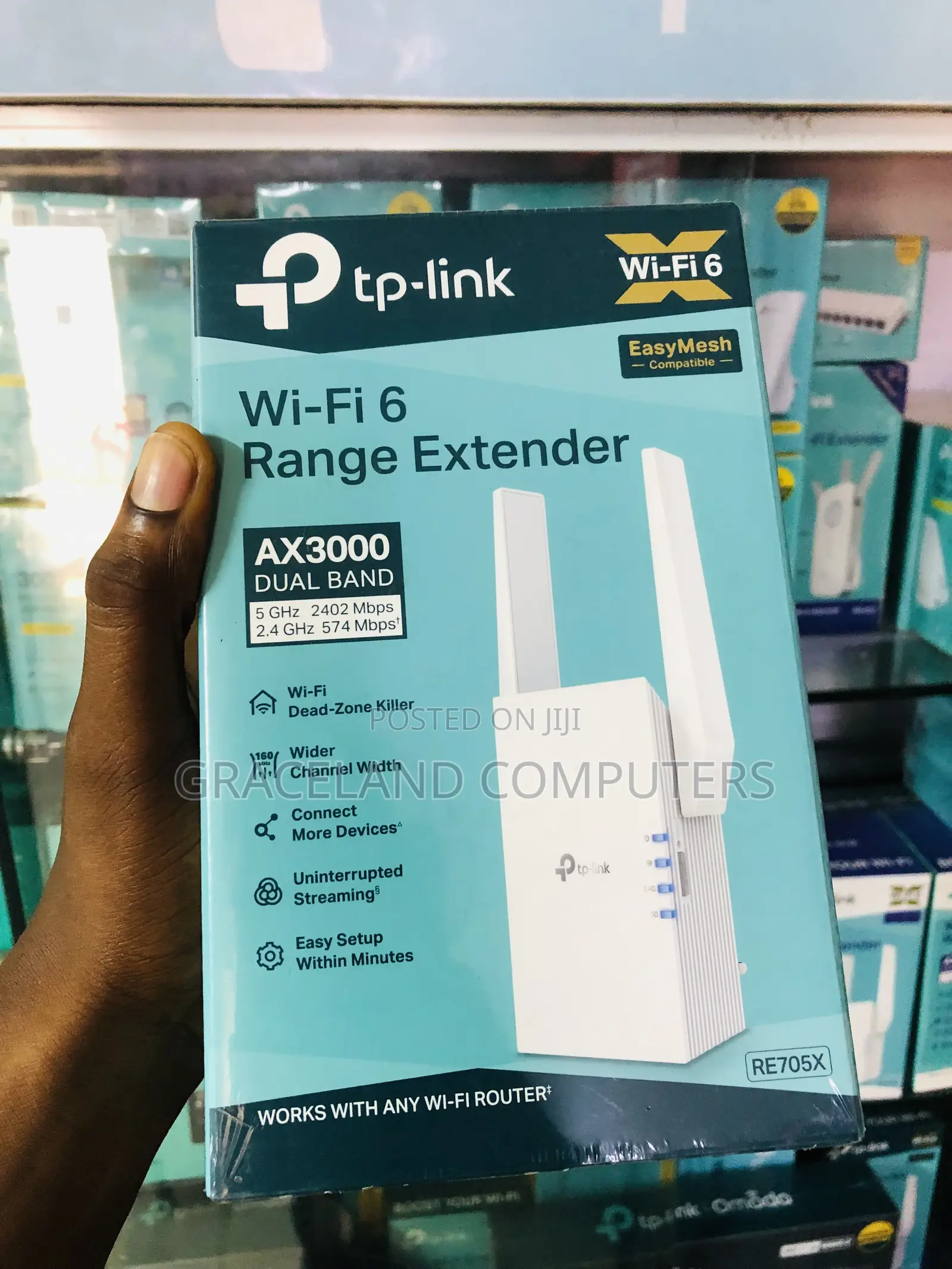 Tp-Link Re705x Ax3000 Dual Band Mesh Wifi 6 Extender