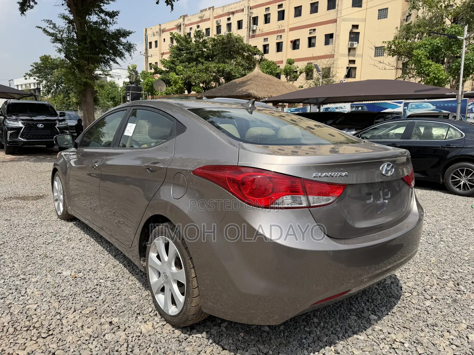 Hyundai Elantra Limited 2012 Gray