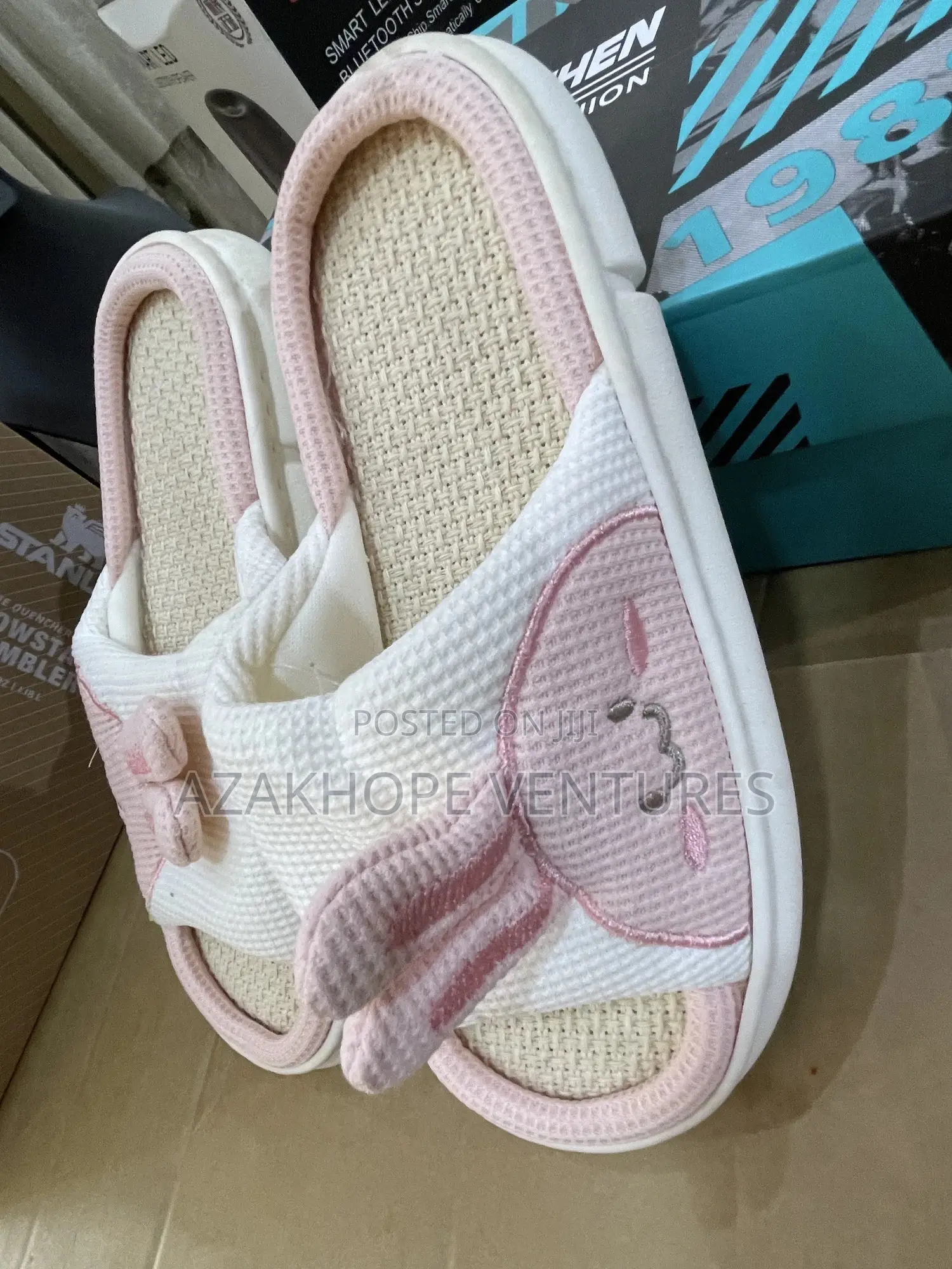 Cute Bunny Cotton Linen Slippers