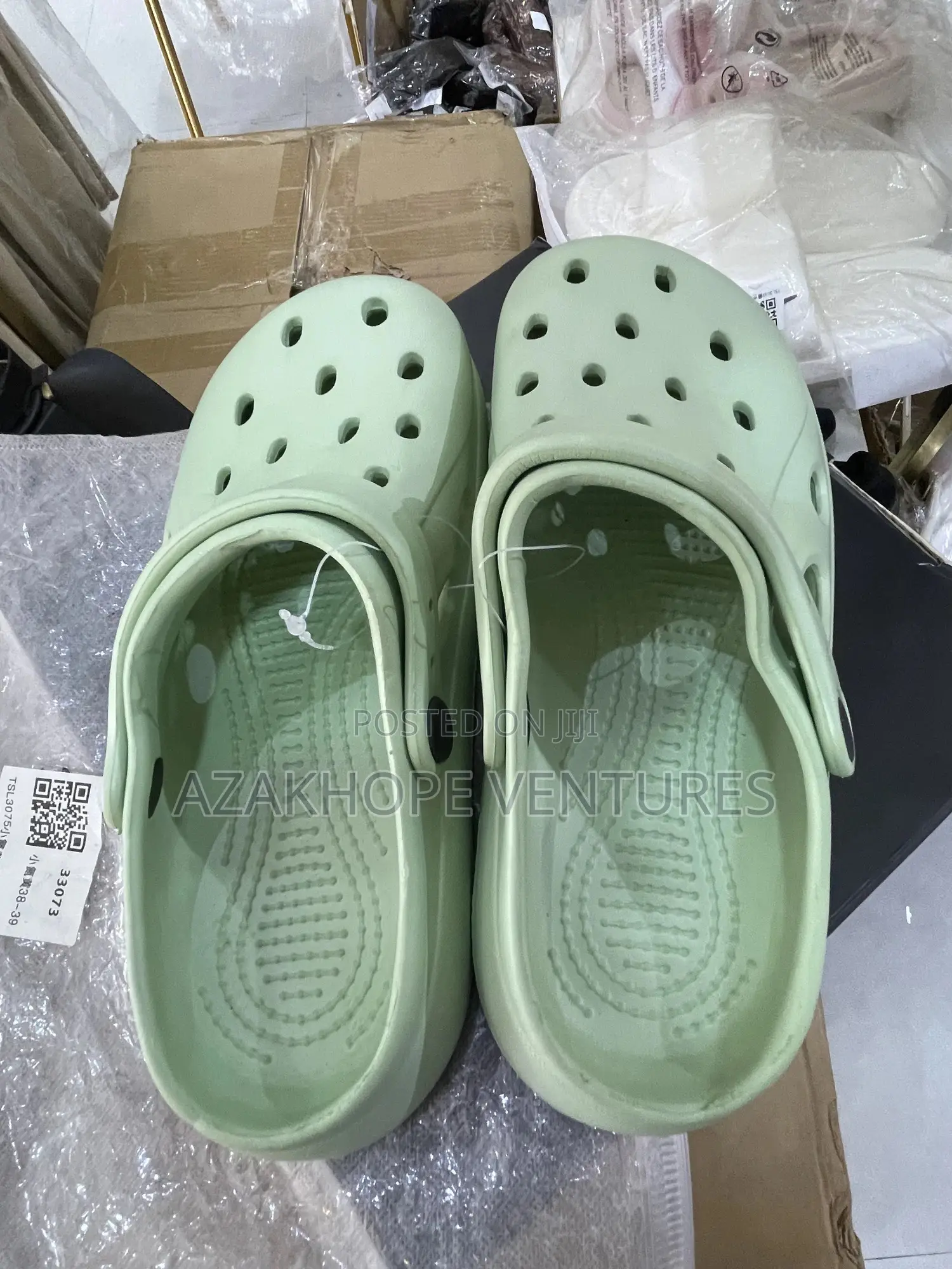 Light Green Garden Clogs