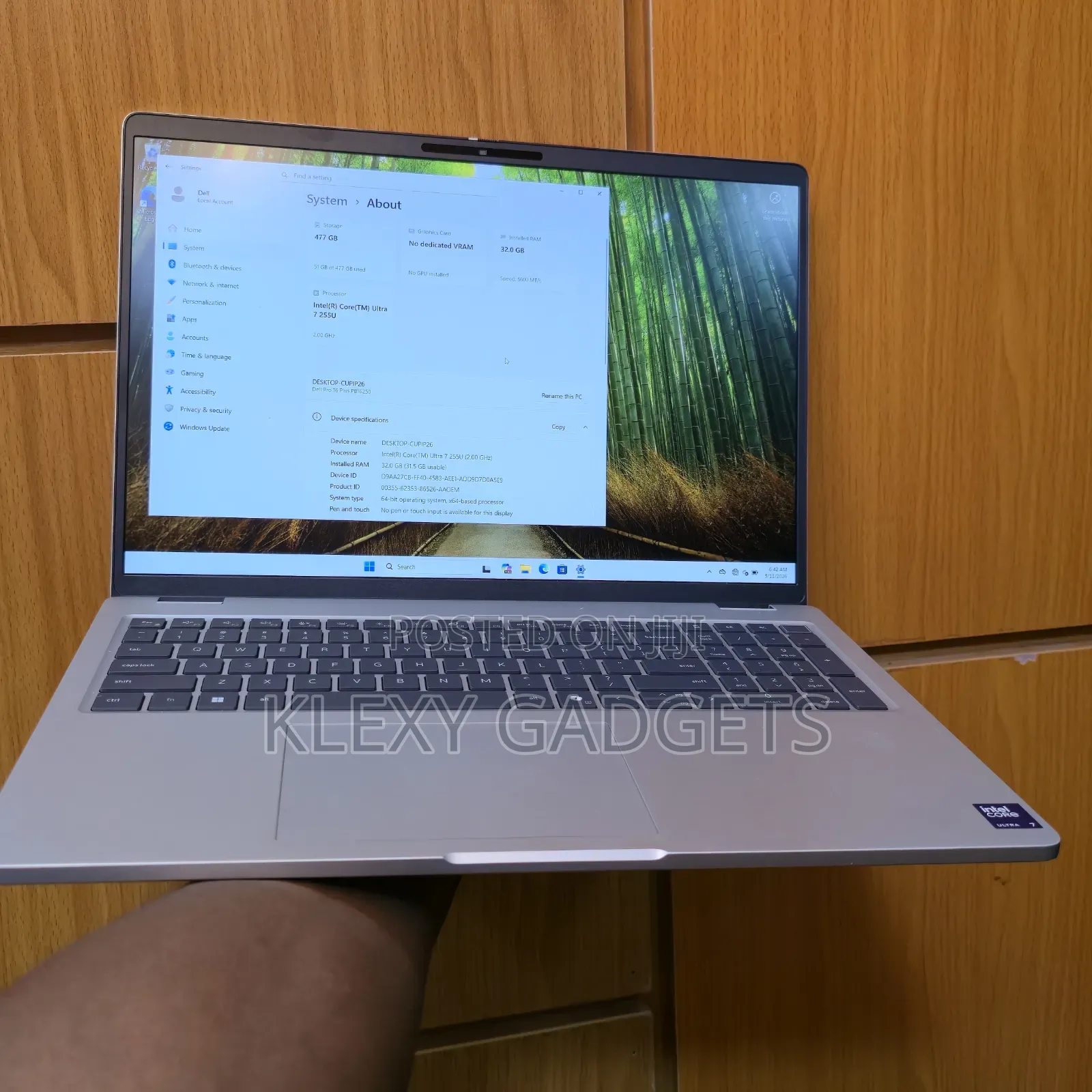 Laptop Dell Pro Plus 16 32GB Intel Core Ultra 7 SSD 512GB