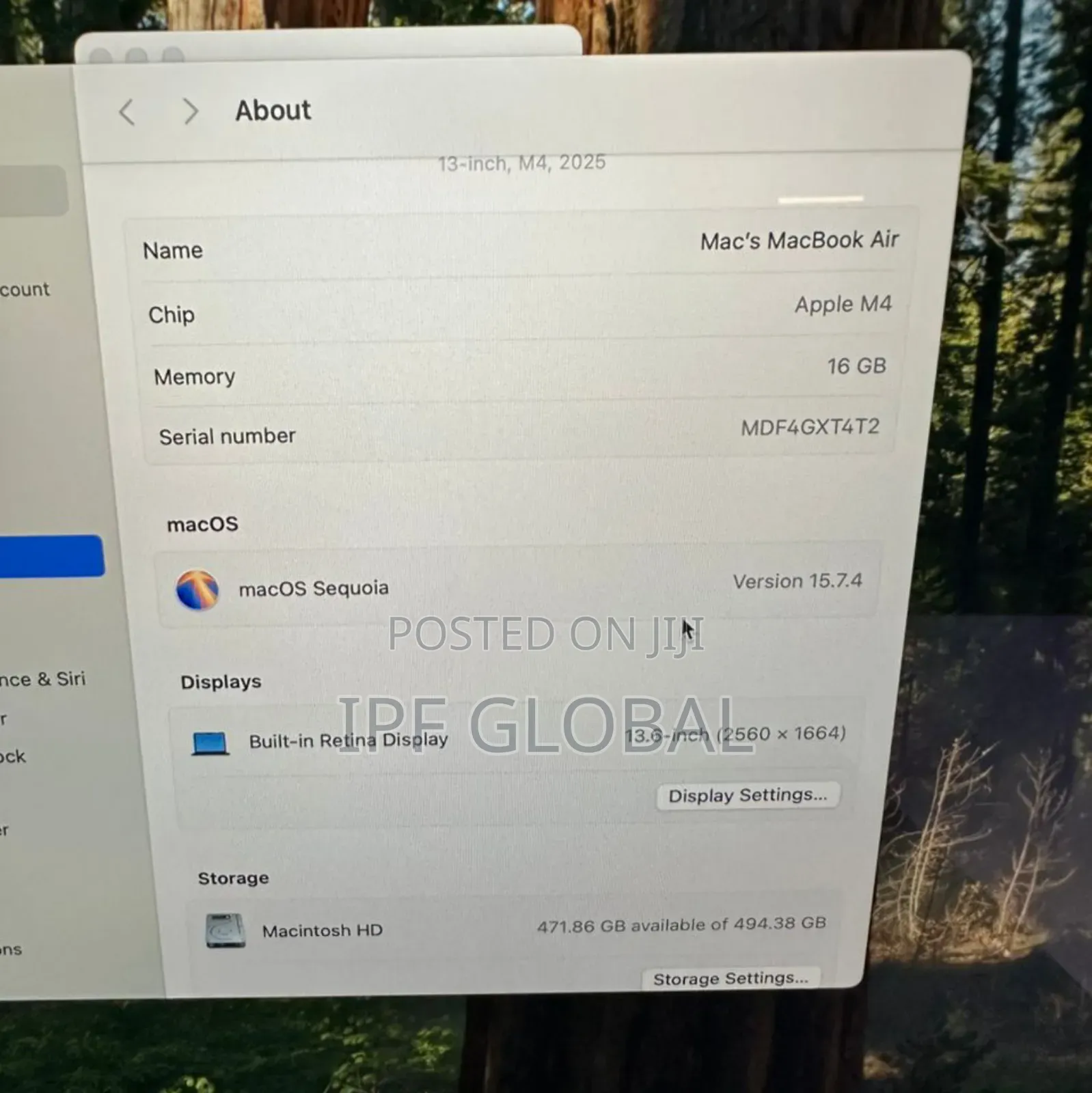 Laptop Apple MacBook Air 16GB Apple M4 SSD 512GB