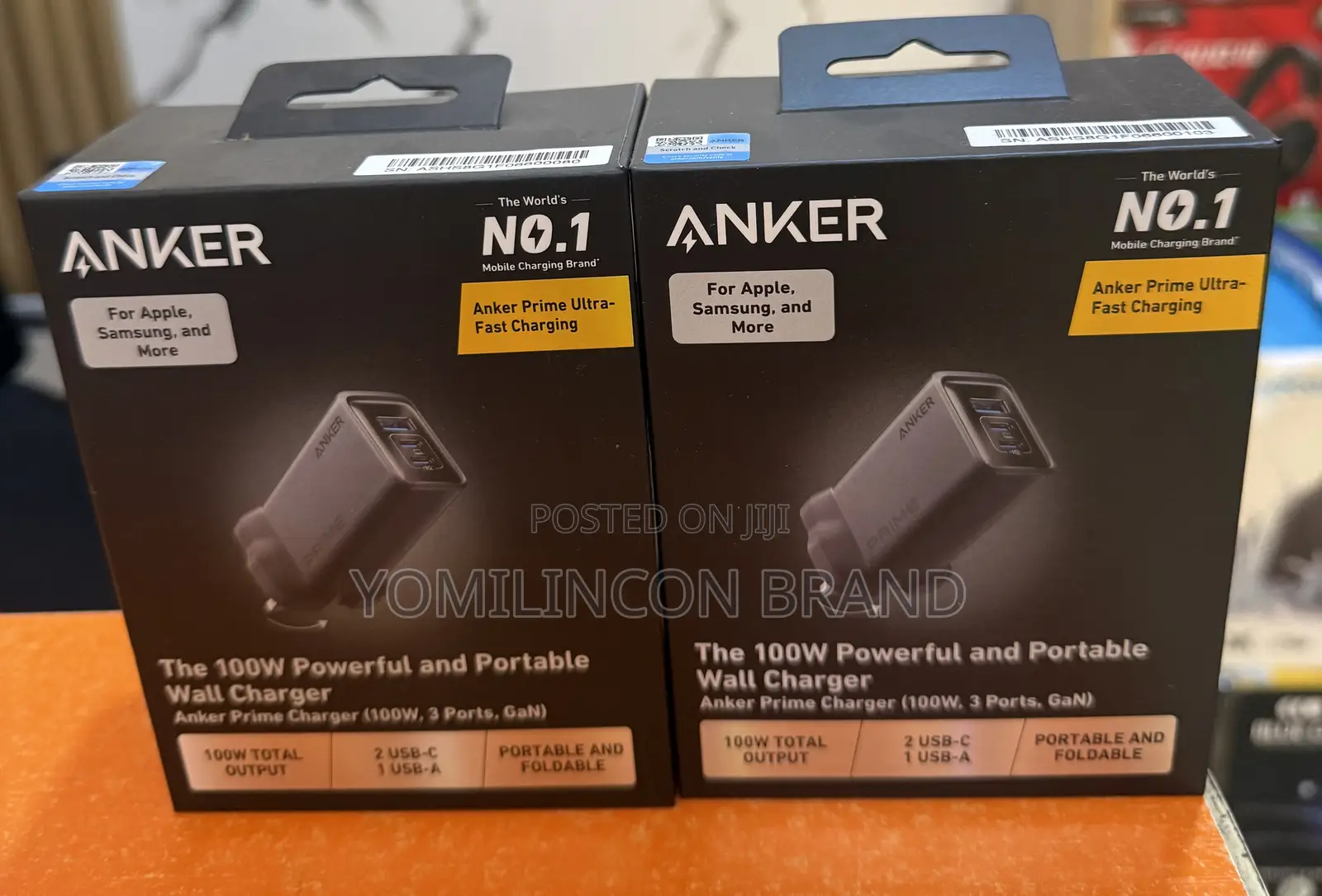 Anker Prime Charger (100w, 3 Ports, Gan)