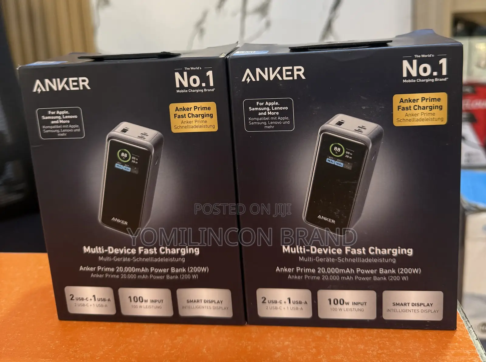 Anker Multi-Device Fast Charging Prime 20000mah Power Bank