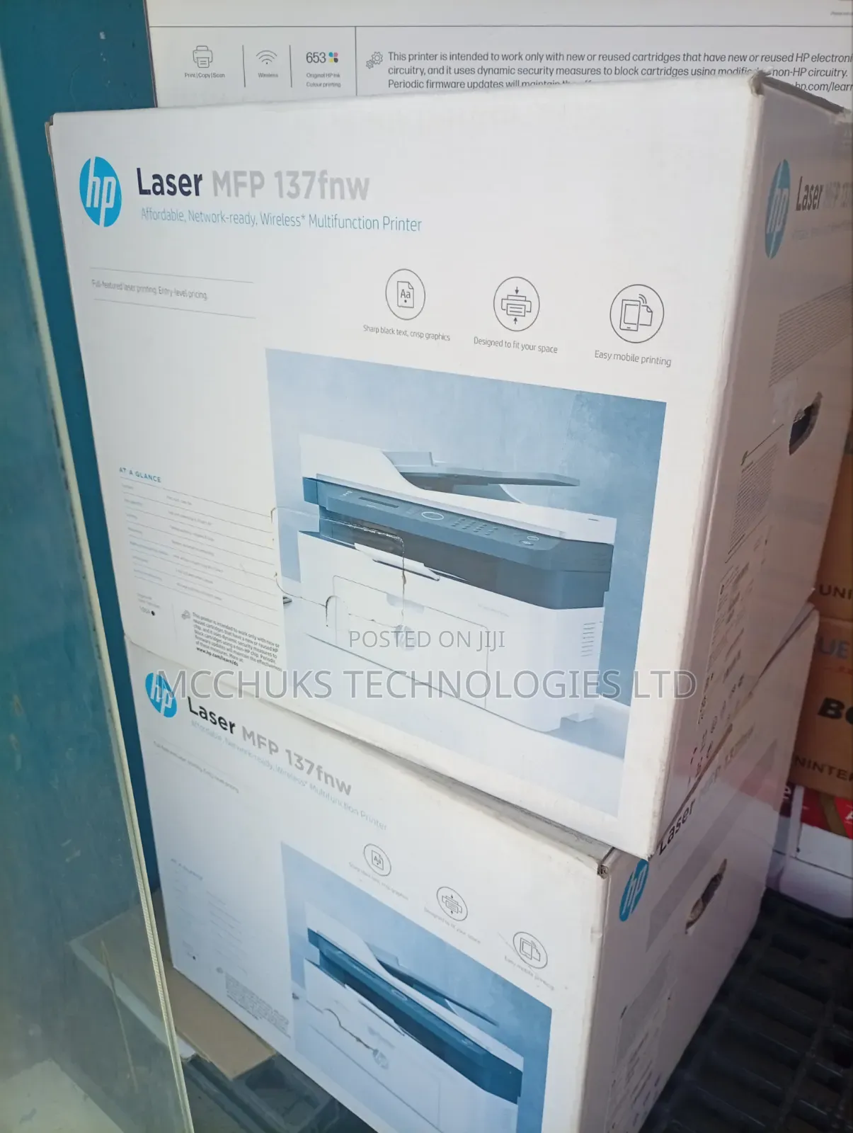 HP Laserjet MFP 137fnw Multifunction Printer