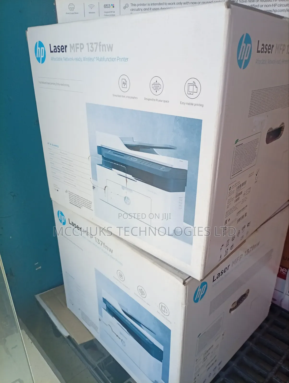 HP Laserjet MFP 137fnw Multifunction Printer