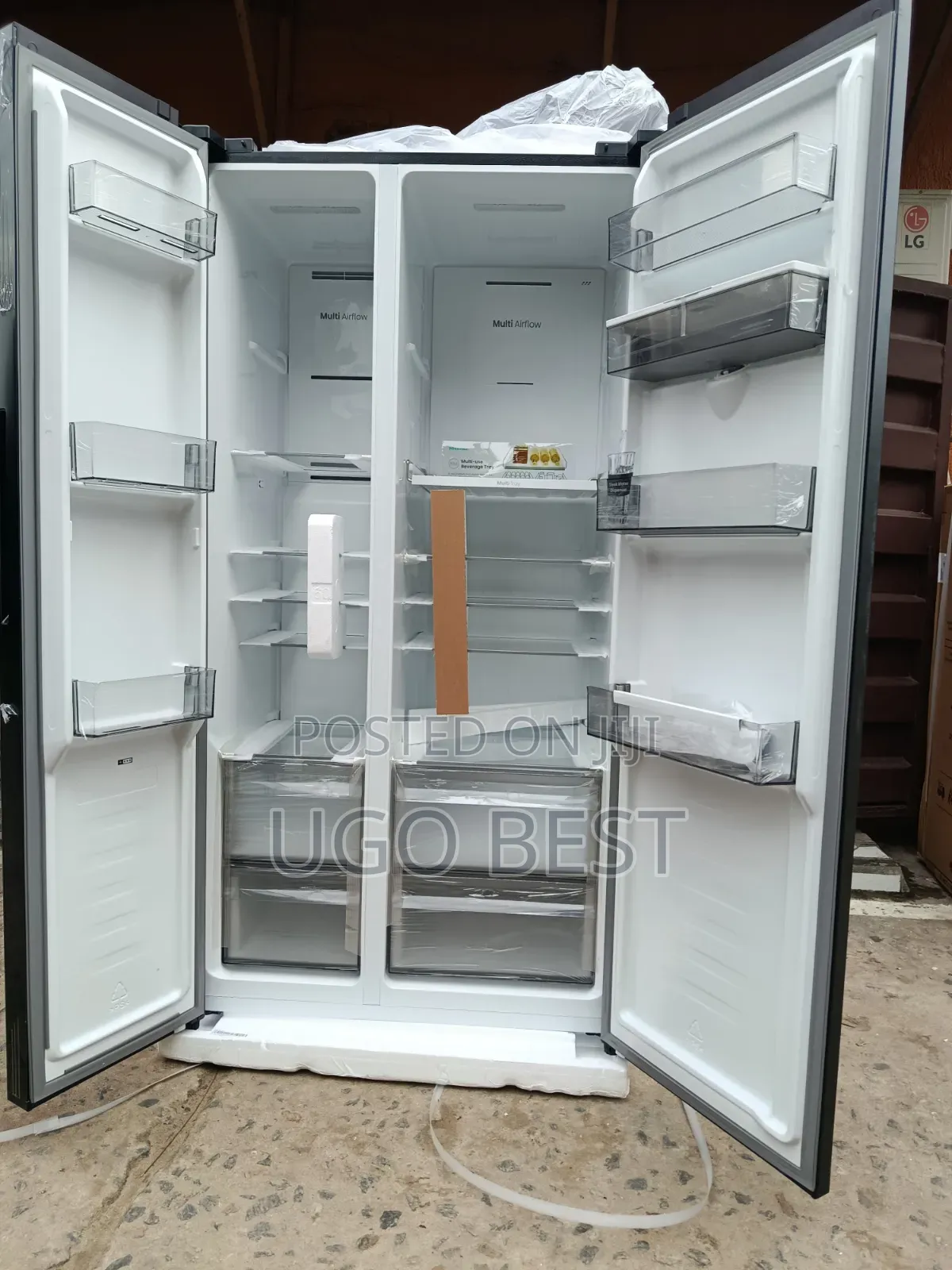 Hisense Side by Side Inverter Fridge Frost Free 2 Yrs Warranty
