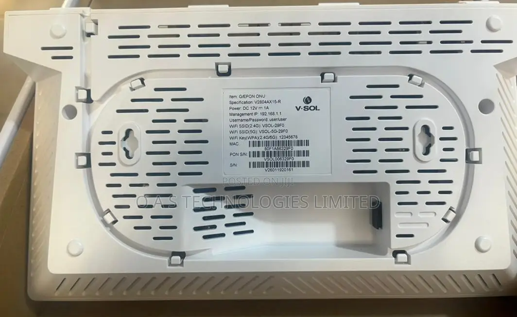 Wifi- 6 G/Epon Onu Vsol