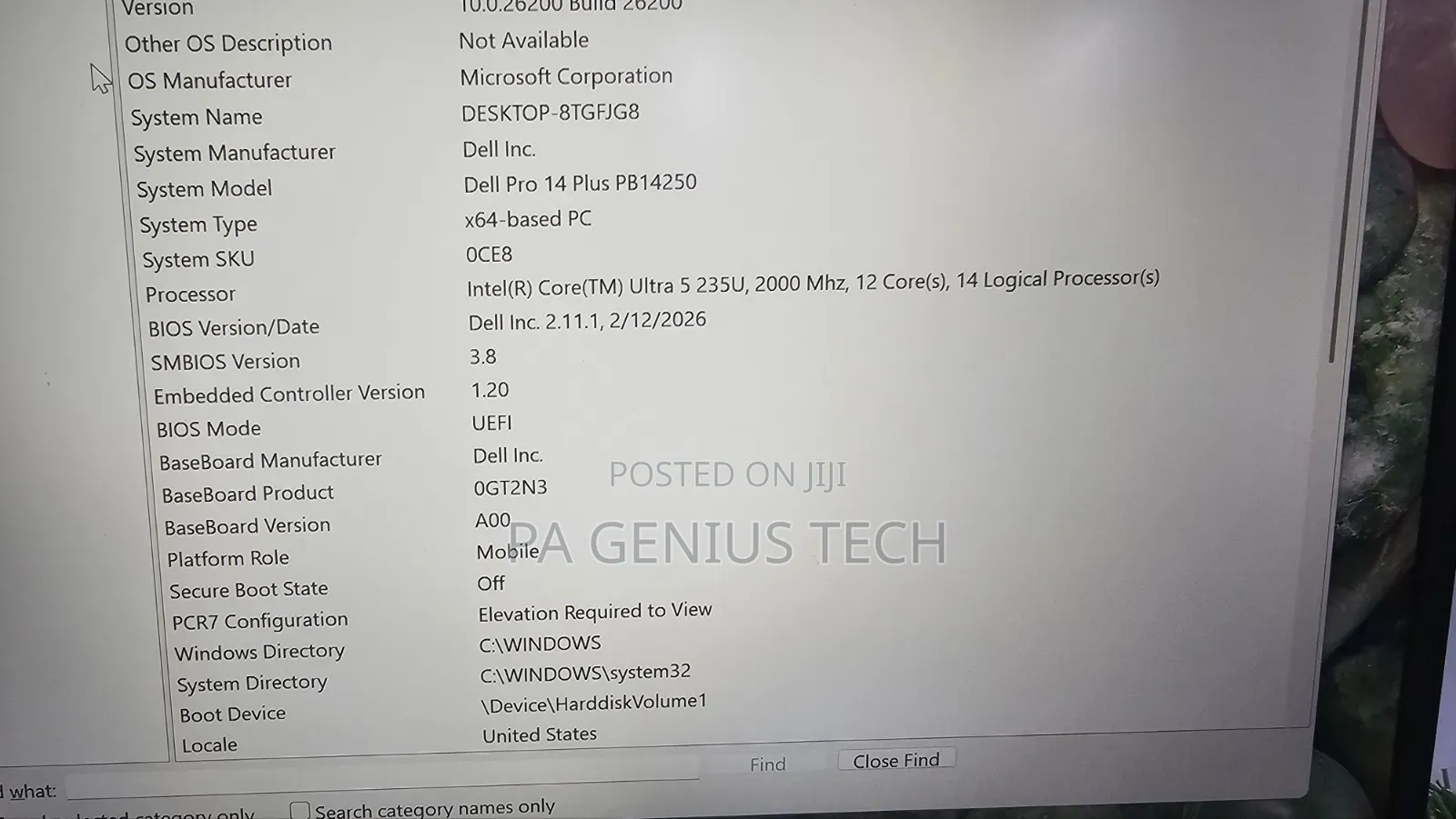 Laptop Dell Pro 14 16GB Intel Core Ultra 5 SSD 512GB