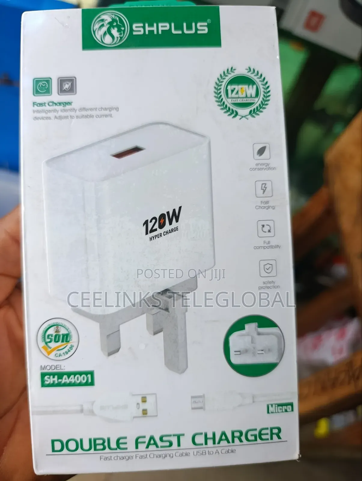 New Shplus 120w Fast Charger With Type-C
