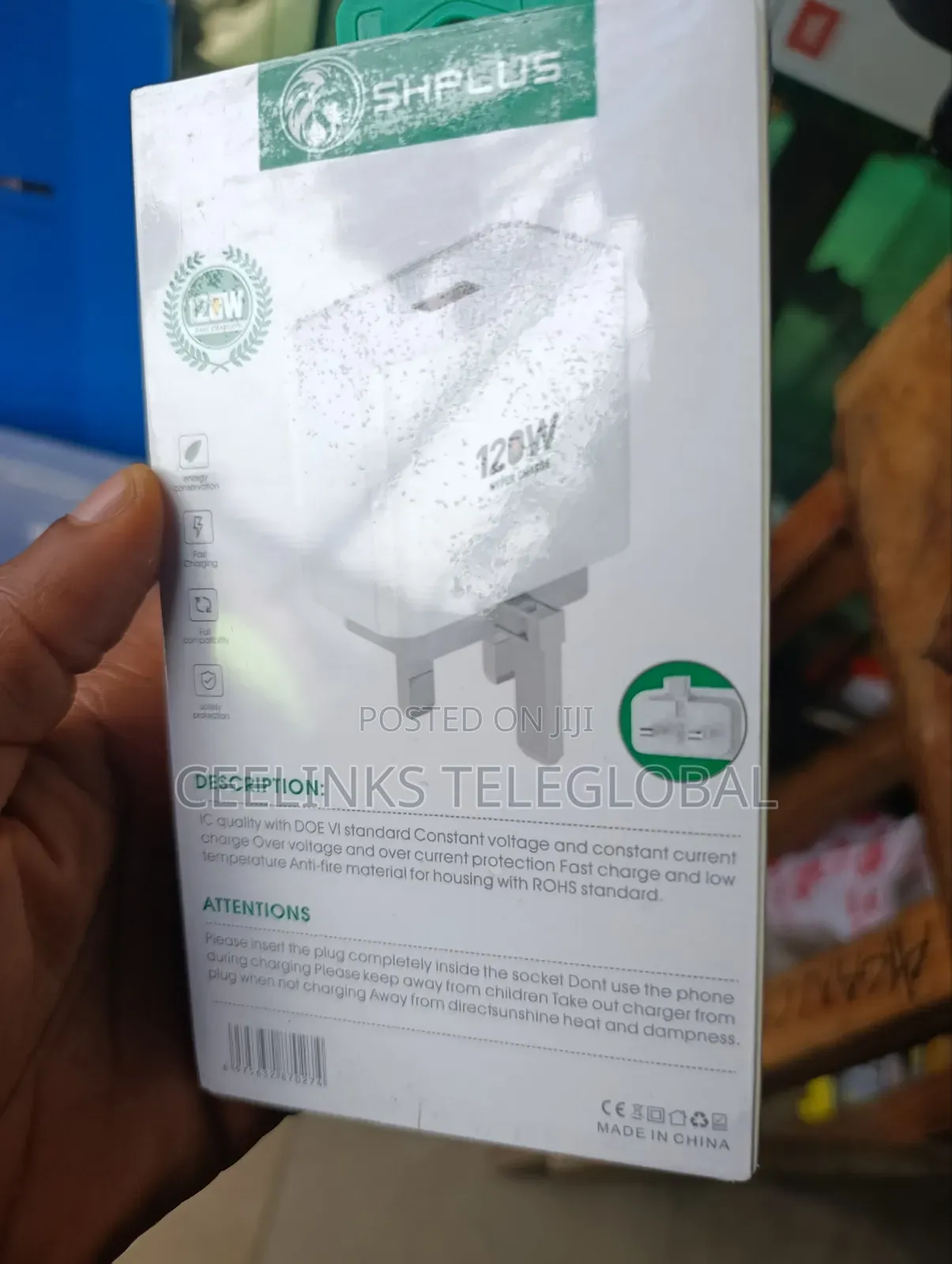 New Shplus 120w Fast Charger With Type-C