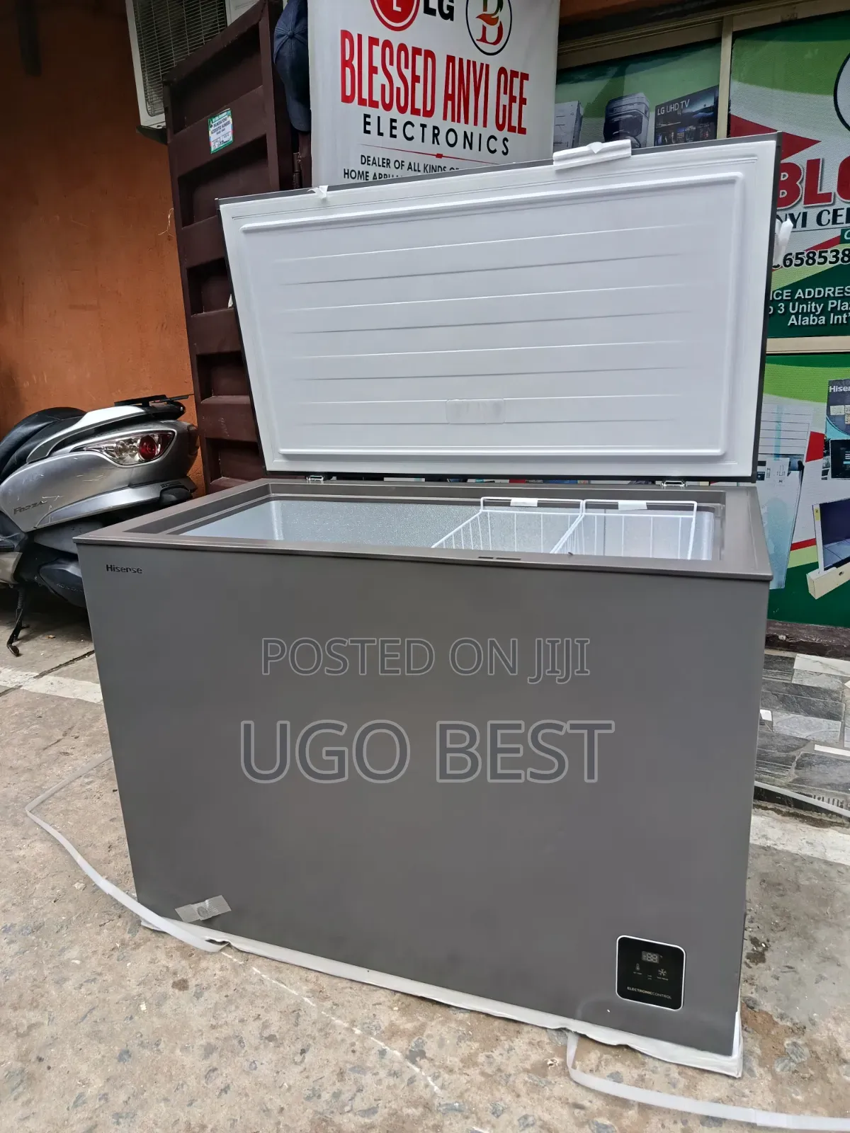 Hisense Model 390 Inverter Freezer Frost Free External Condenser 2 Yrs