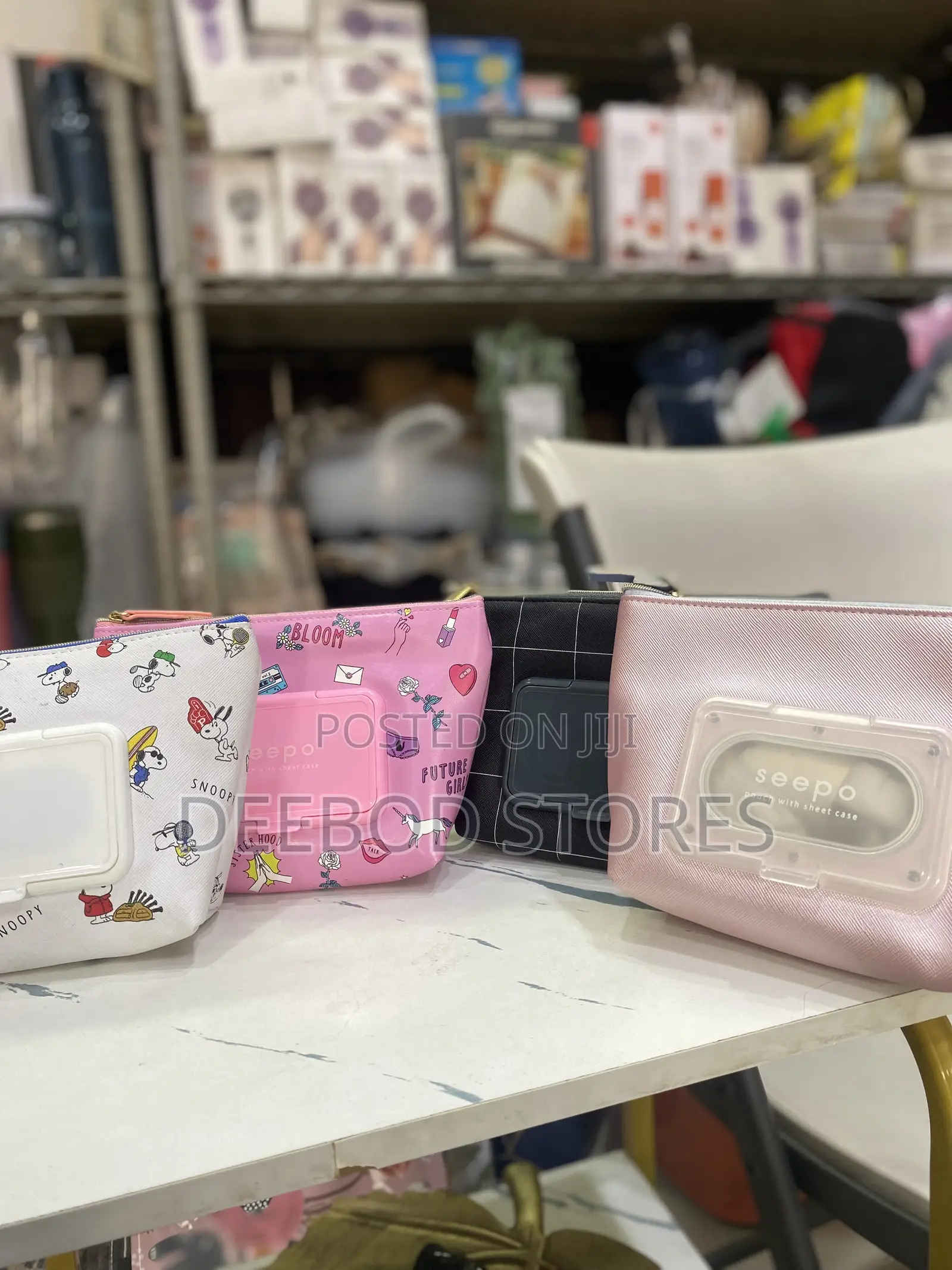 Sun Star Seepo Cosmetic and Wet Sheet Pouch