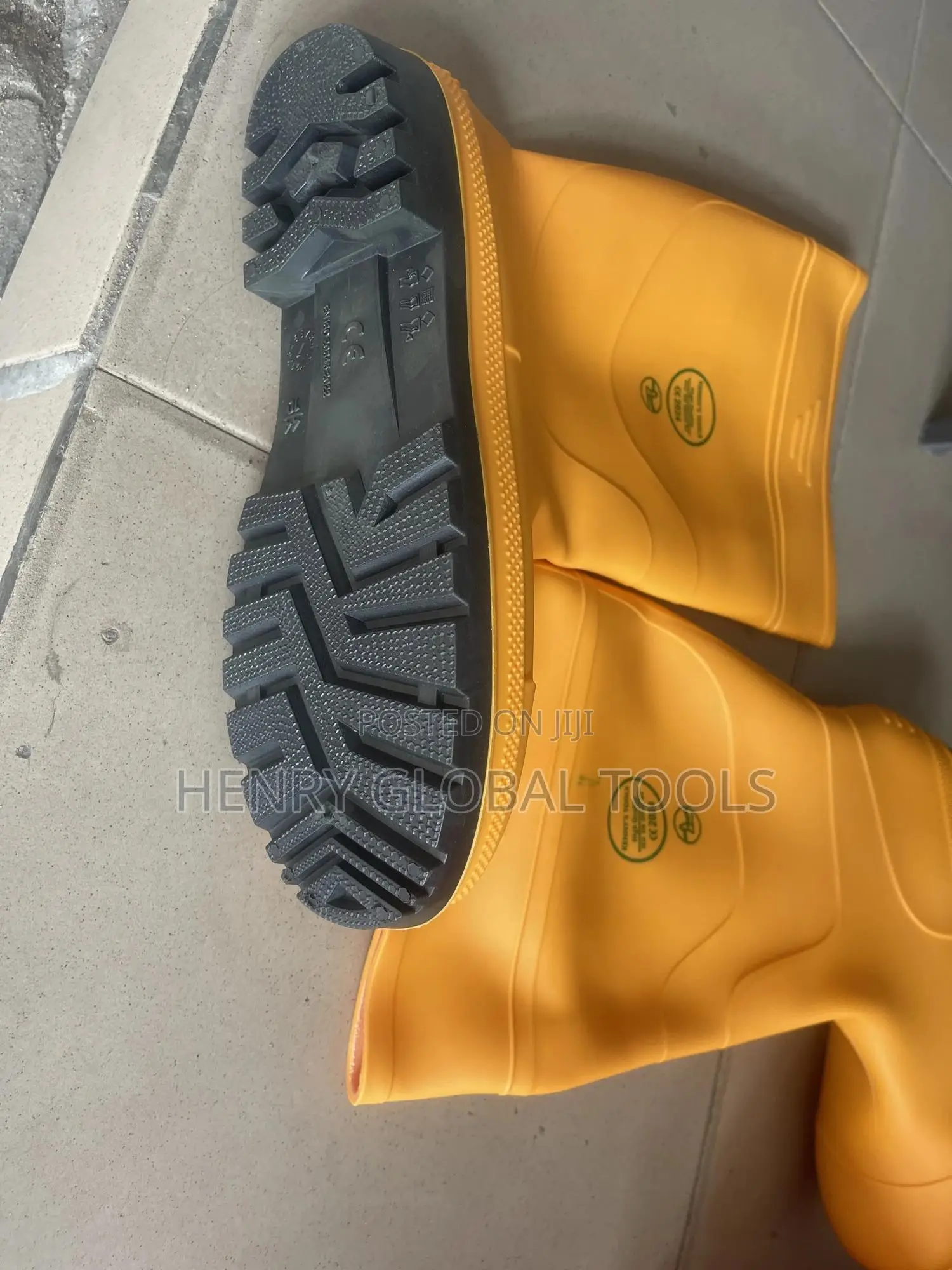 Original Safety Rain Boot With Safety Steel