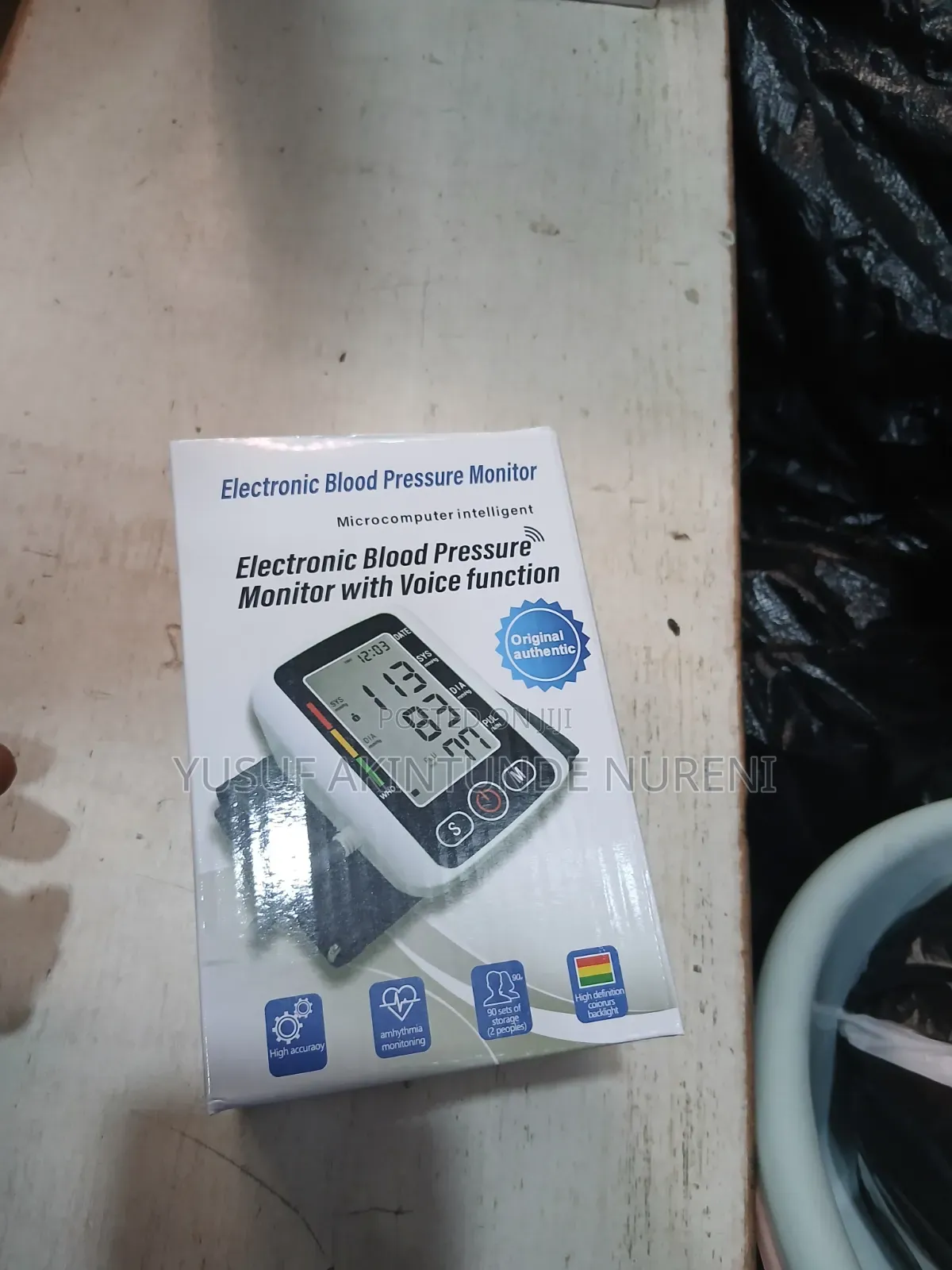 Blood Pressure Monitor With Voice And Backlight
