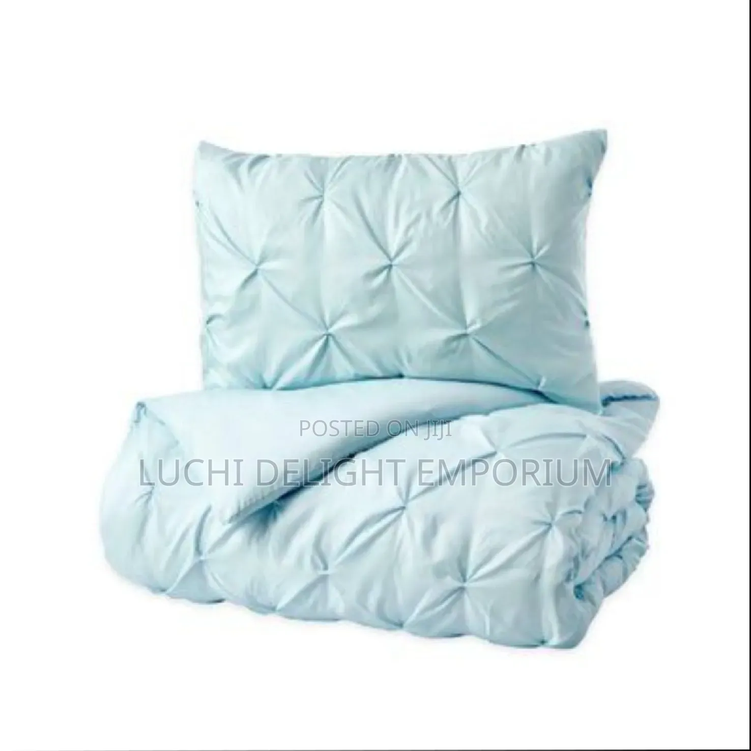 Silk Polish Pintuk Duvet Bedsheet 4 Pillowcase Set