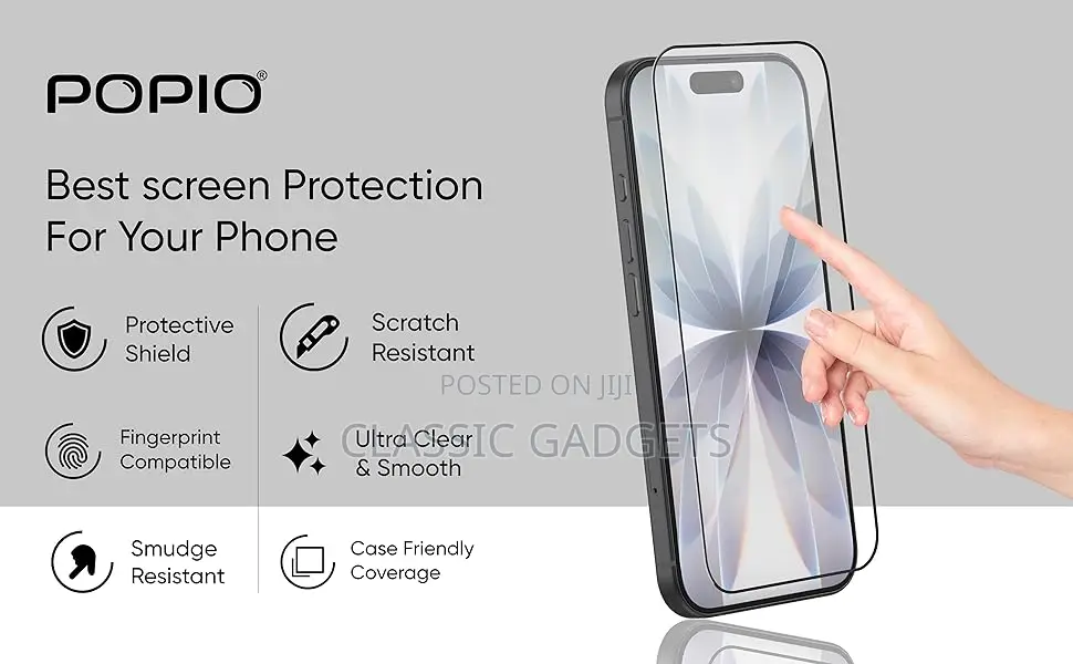 Borderless Tempered Glass (I Phone 17 Pro]