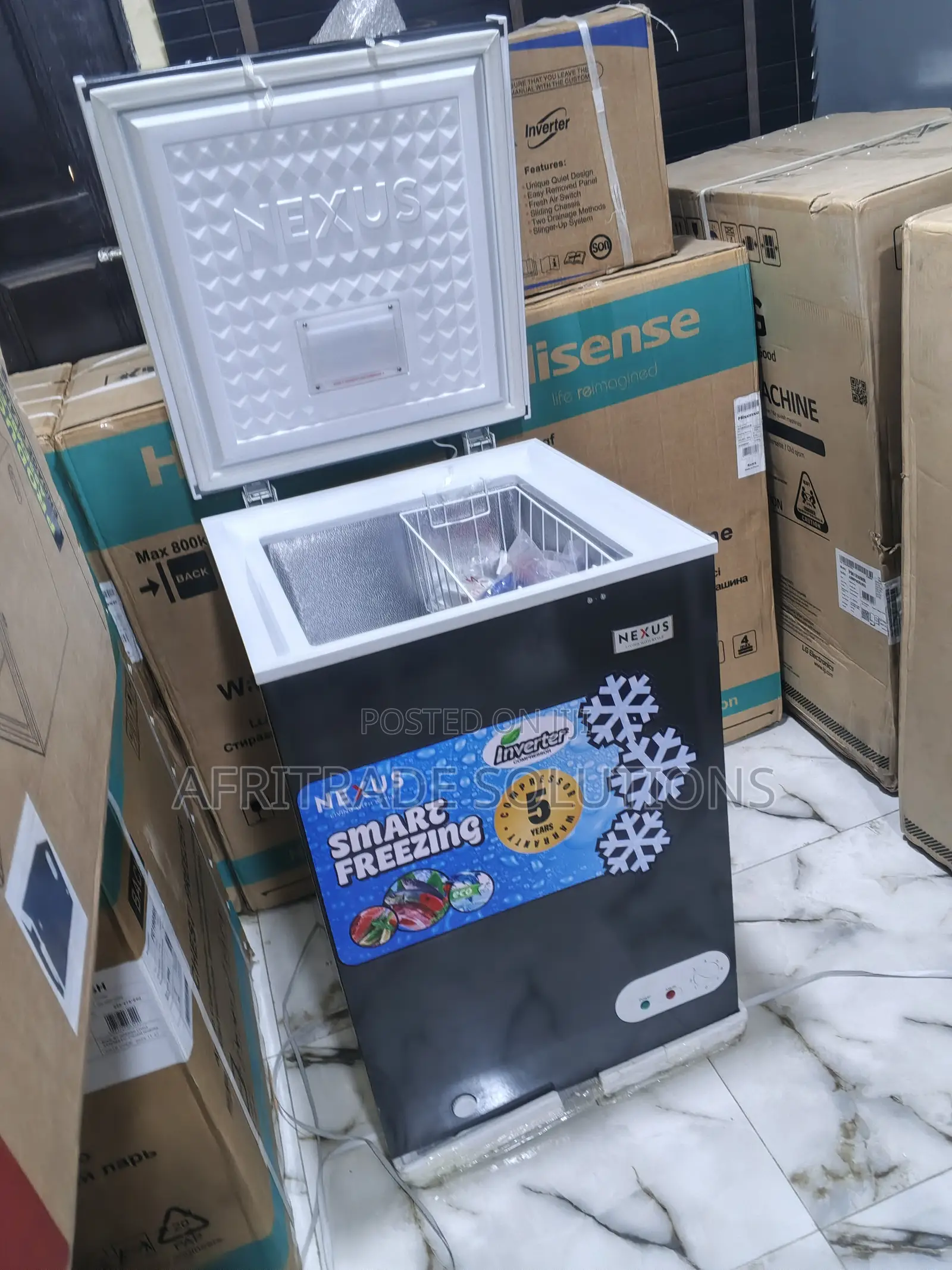Nexus Nx-150hei Chest Freezer With Low Noise Operation