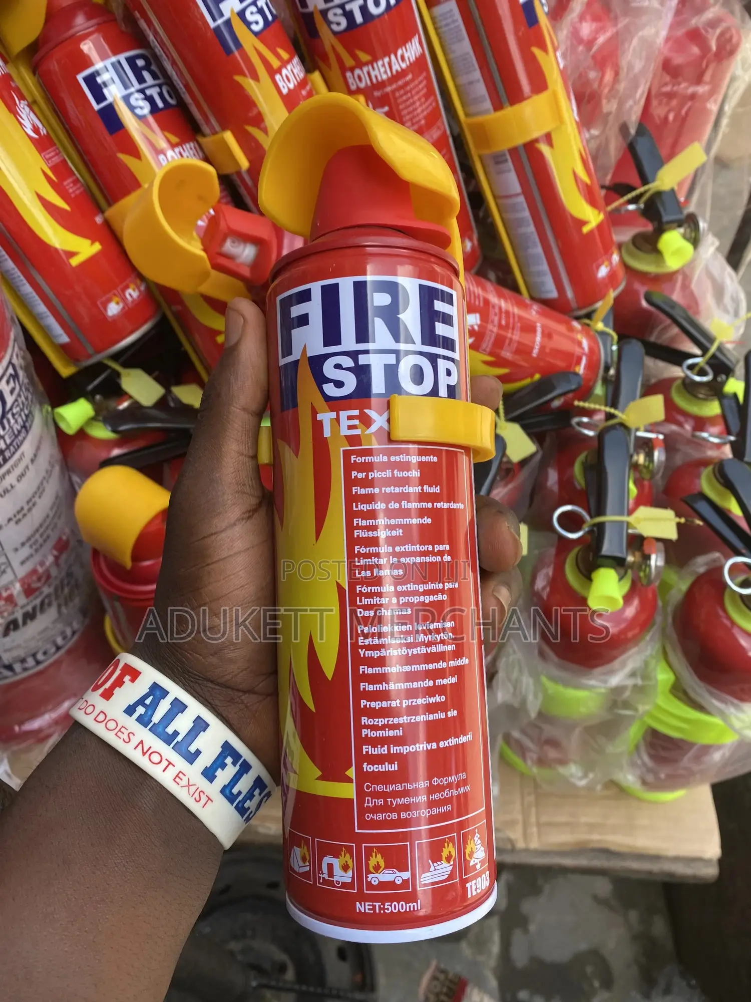 Aerosol Fire Extinguisher Spray