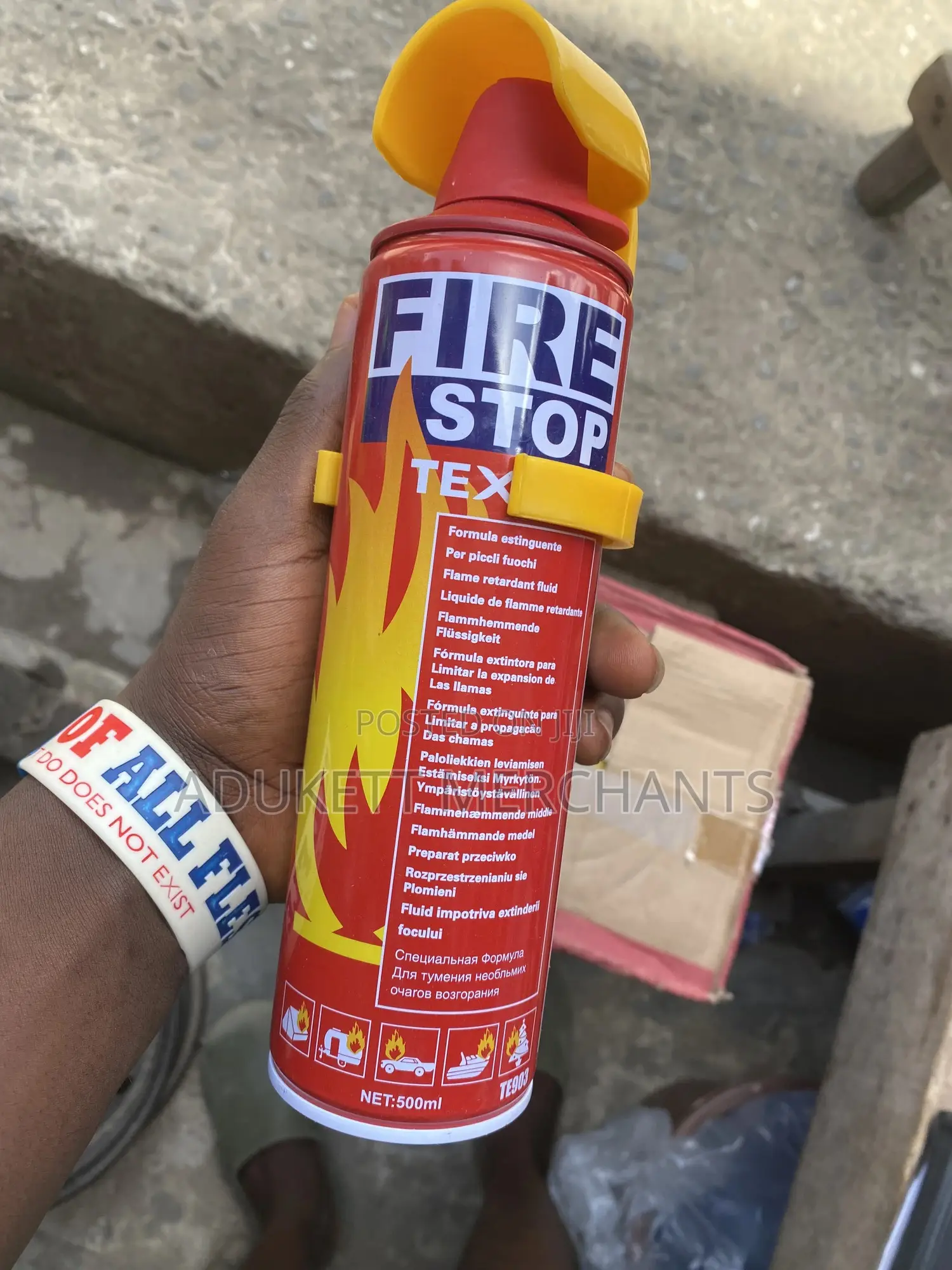 Aerosol Fire Extinguisher Spray