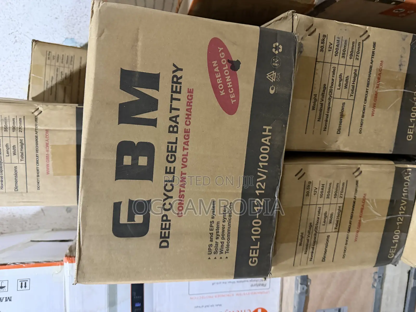 GBM Deep Cycle Battery 100ah 12v