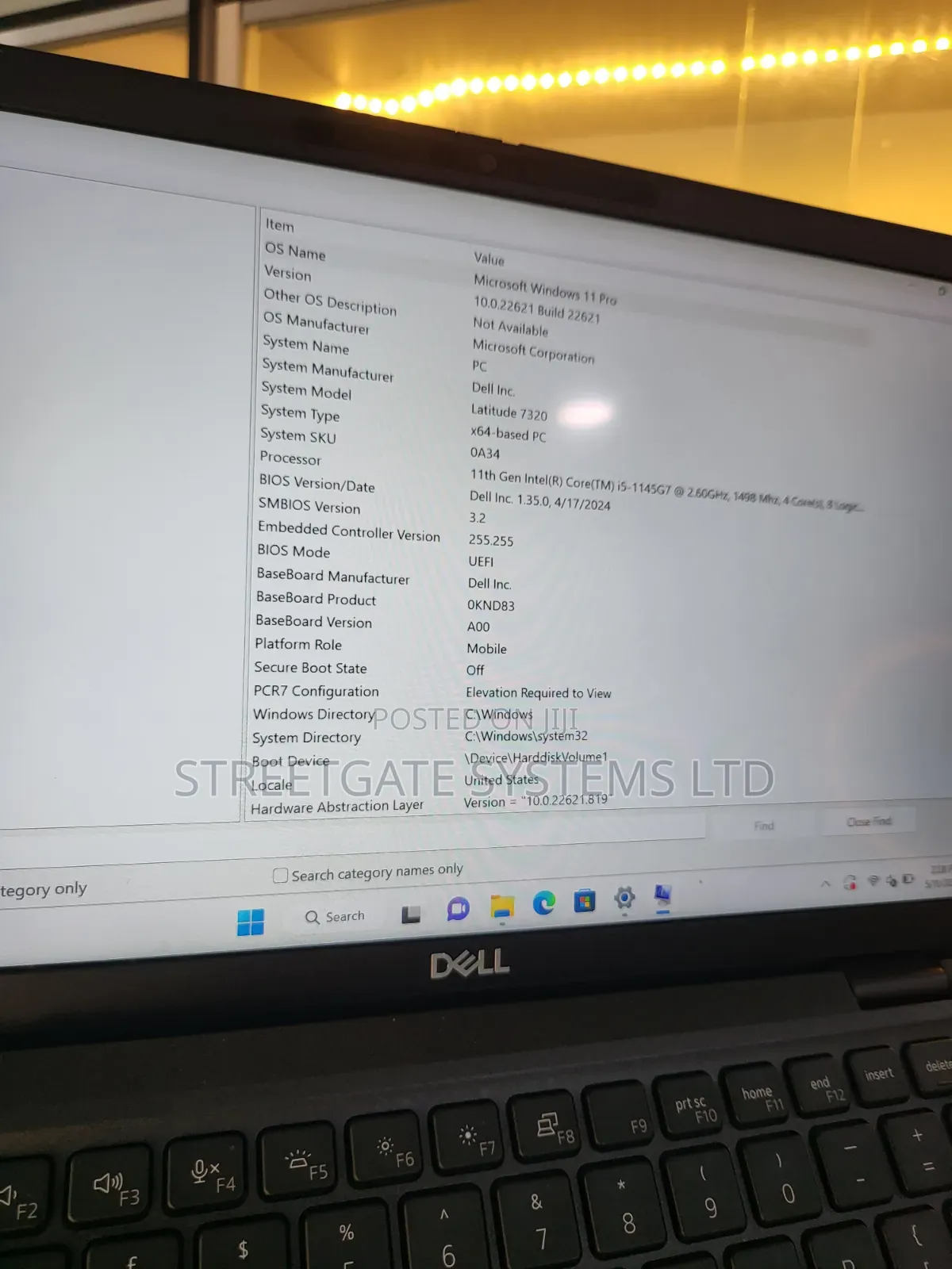 Laptop Dell Latitude 7320 16GB Intel Core i5 SSD 256GB