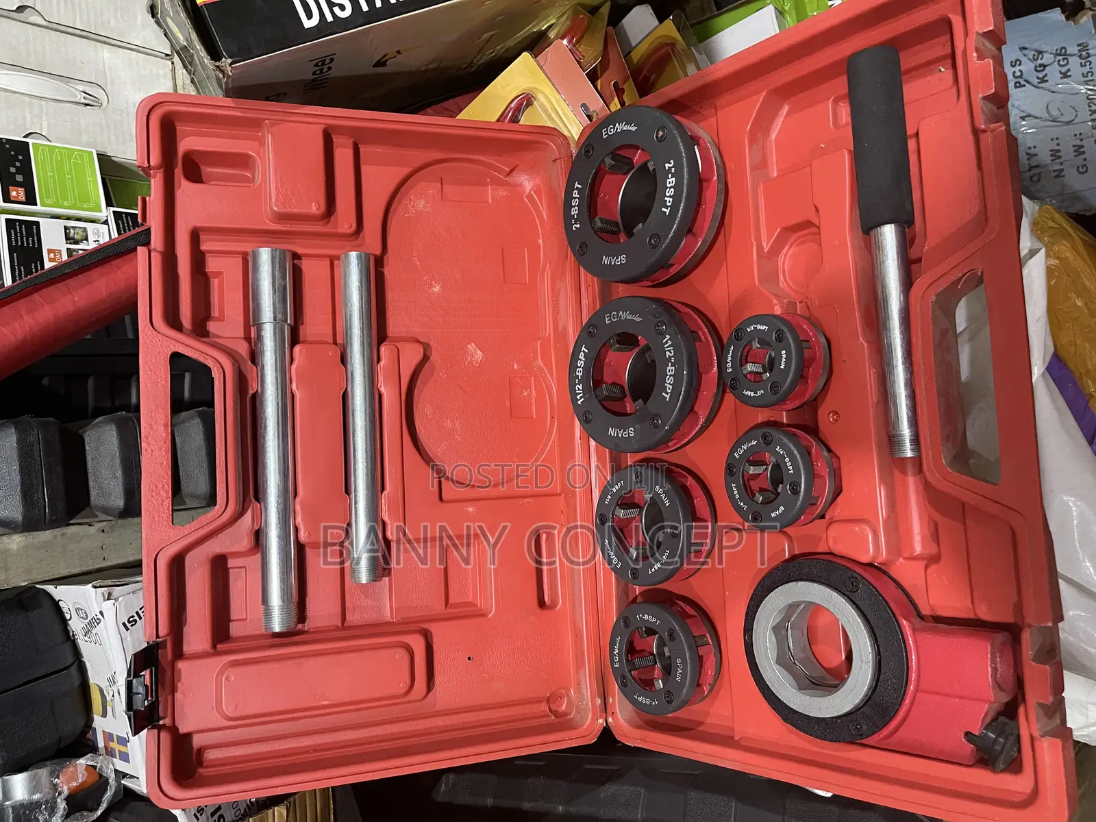 Manual Ratchet Pipe Threading Kit