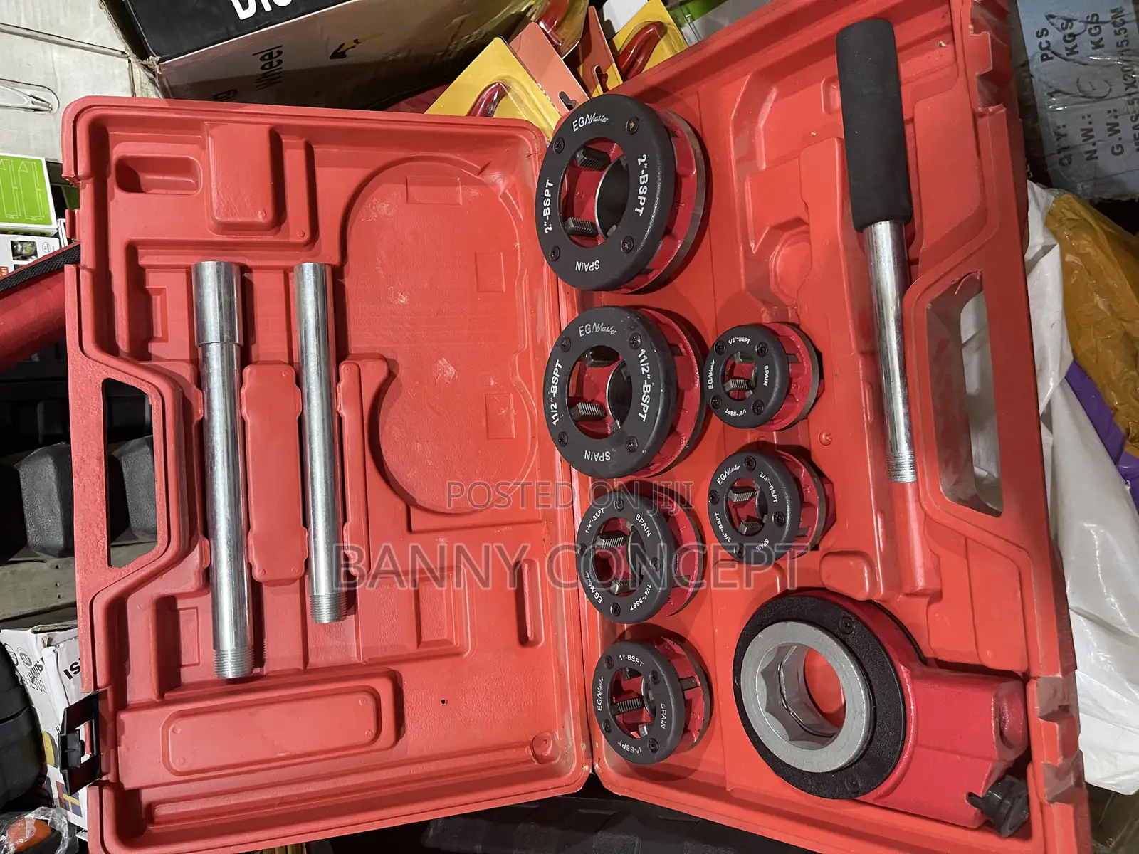 Manual Ratchet Pipe Threading Kit