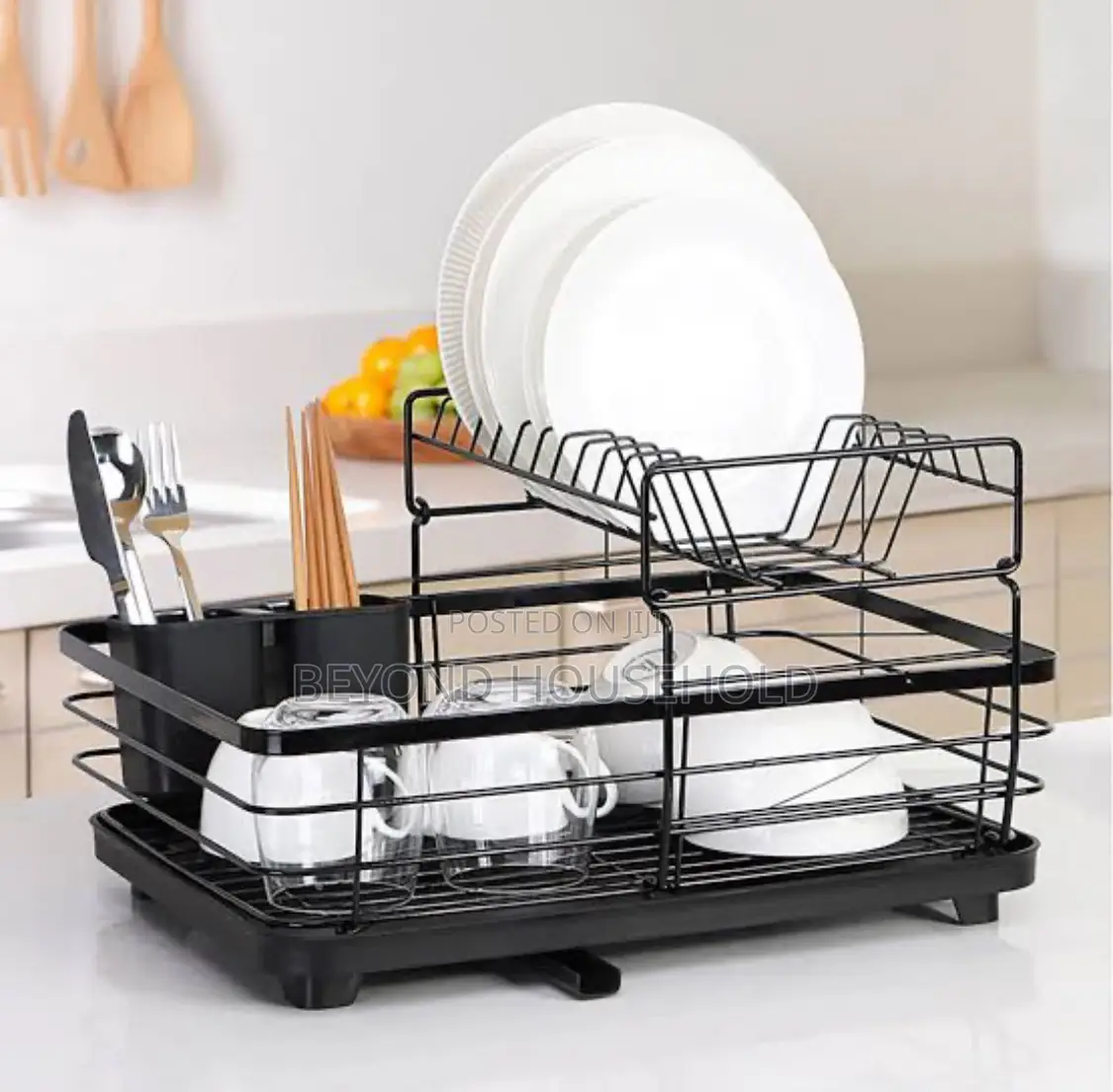 Plate Rack , Kitchen Dish Drainer Plate Rack