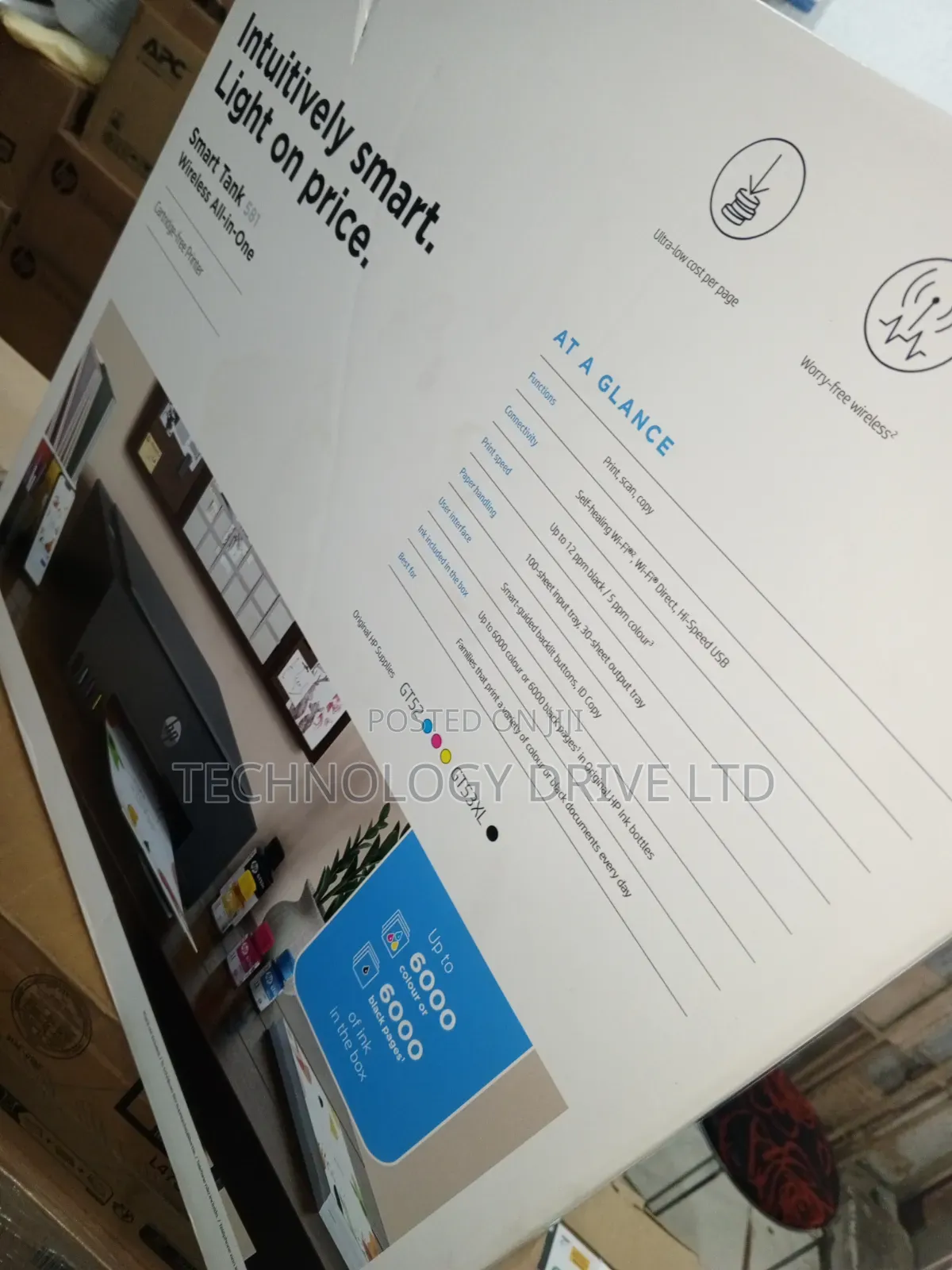 Hp Smart Tank 581 Printer