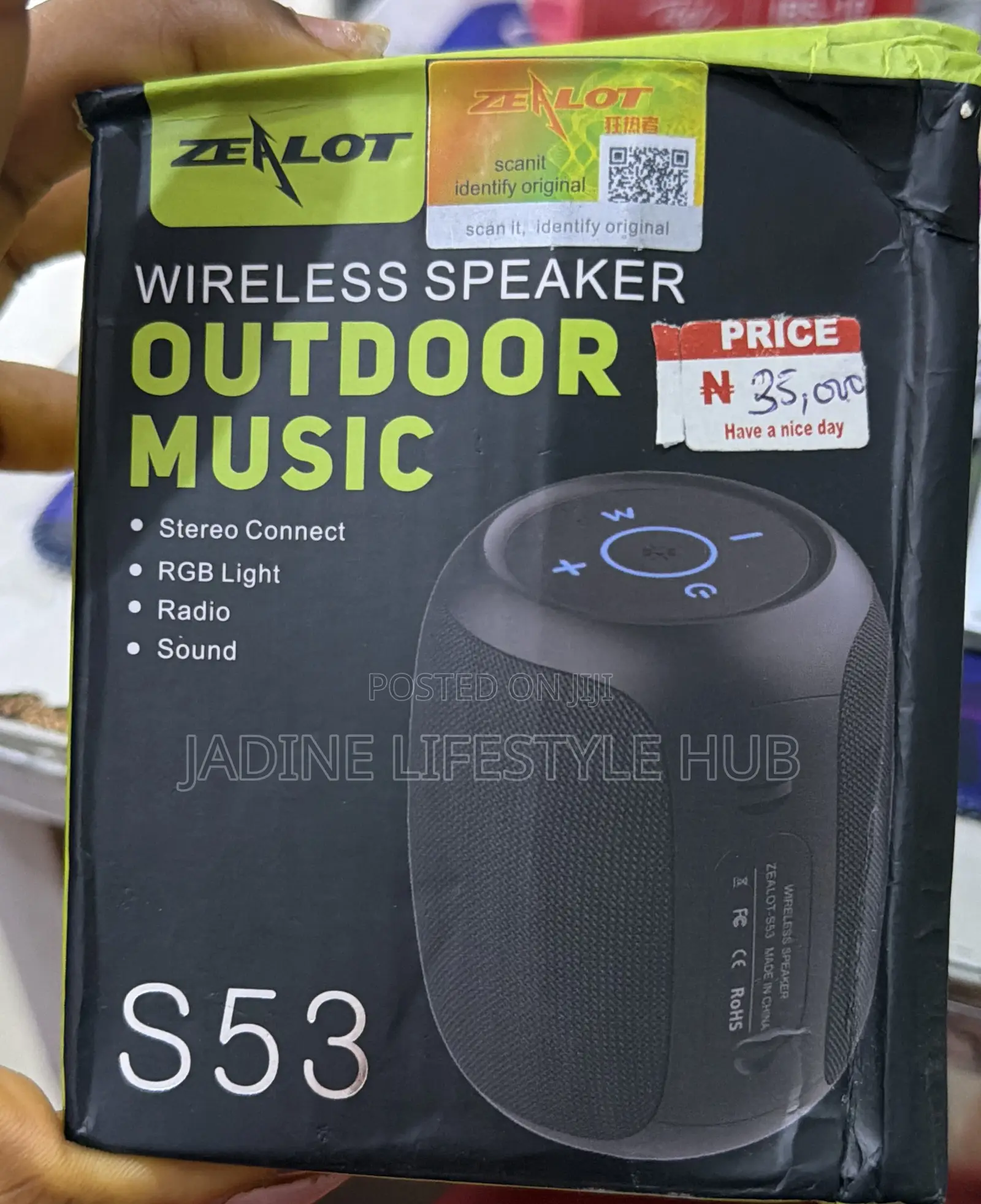 Wireless Zealot S53 Outdoor Speaker