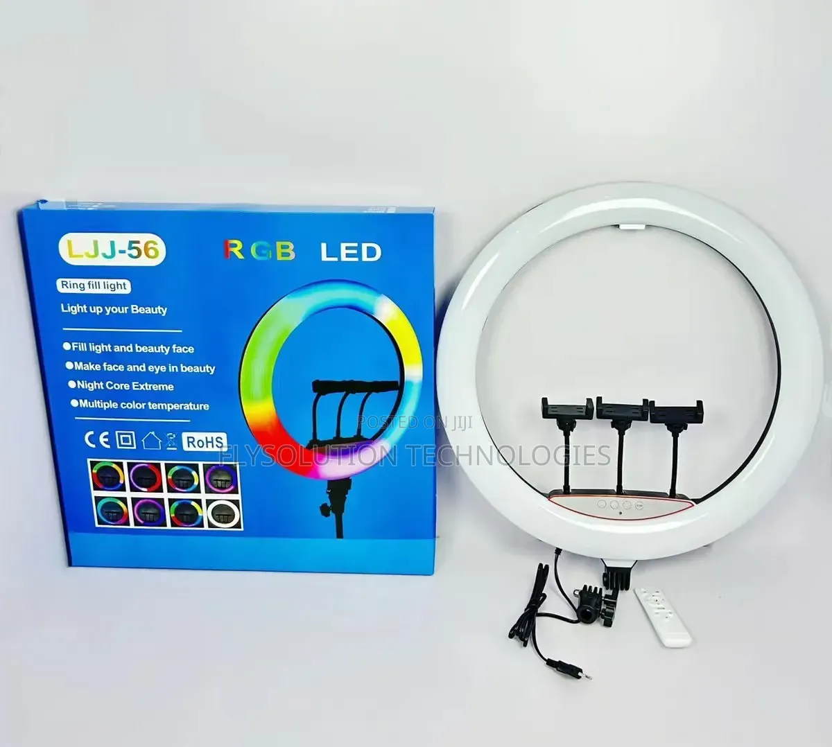 LJJ-22 RGB Ring Light With Stand