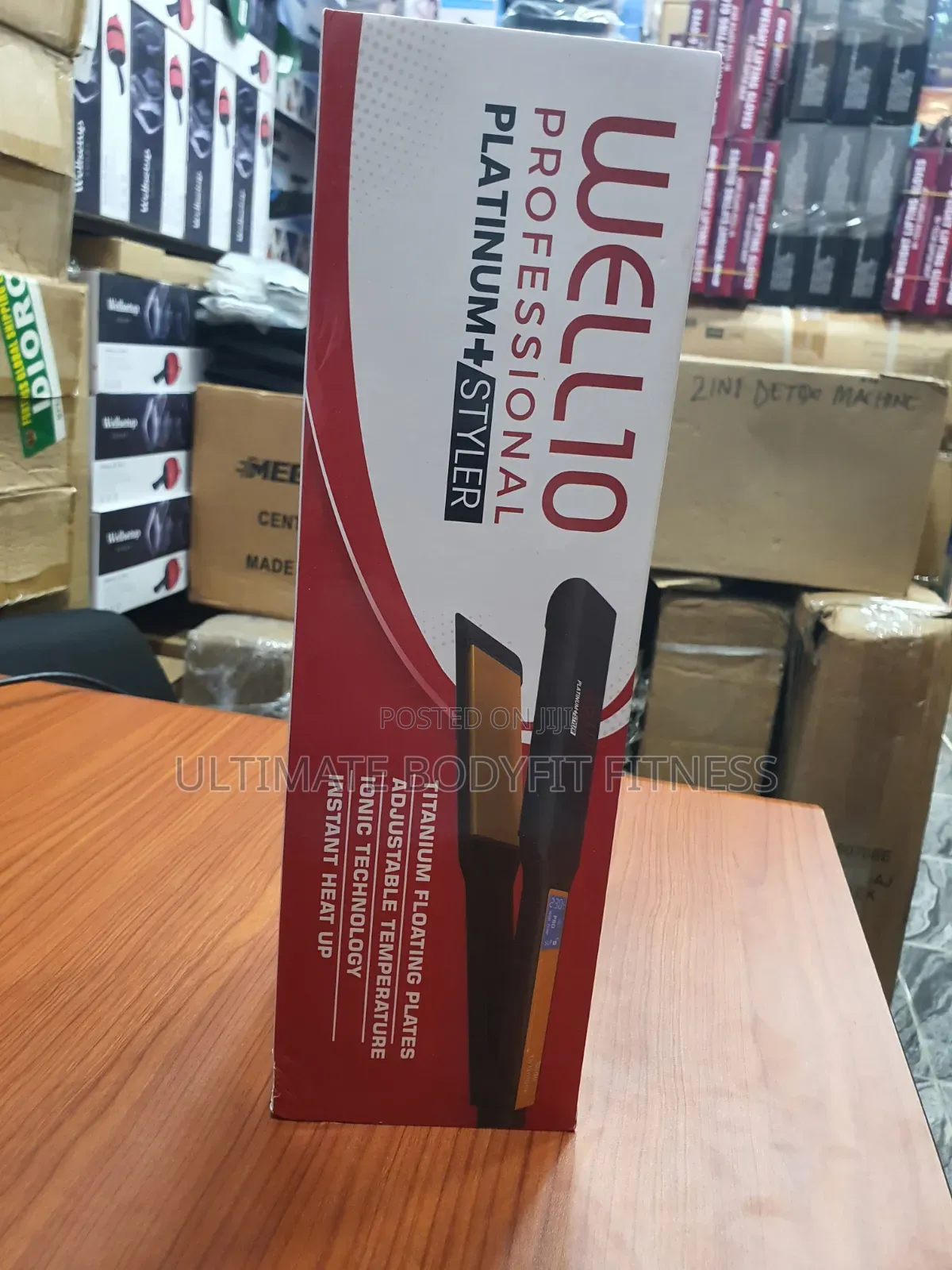 Brand New Well10 Professional Platinum + Hair Straightener