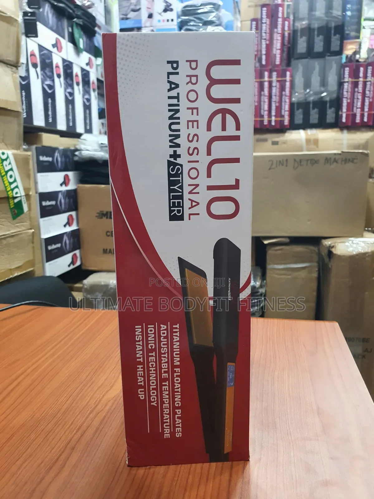 Brand New Well10 Professional Platinum + Hair Straightener