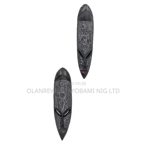 Decorative Black African Wall Mask