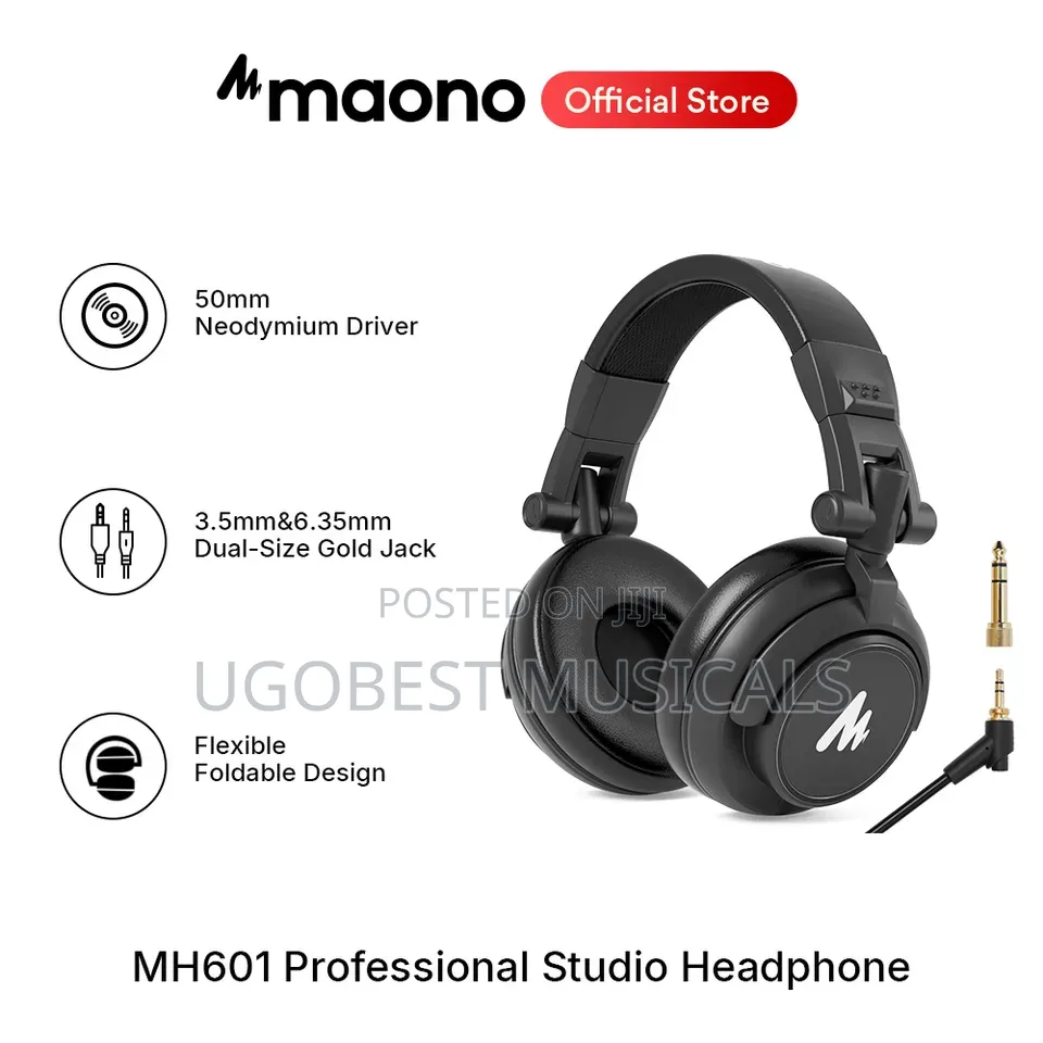 Maono Au-Mh601 Studio Monitor Headphones