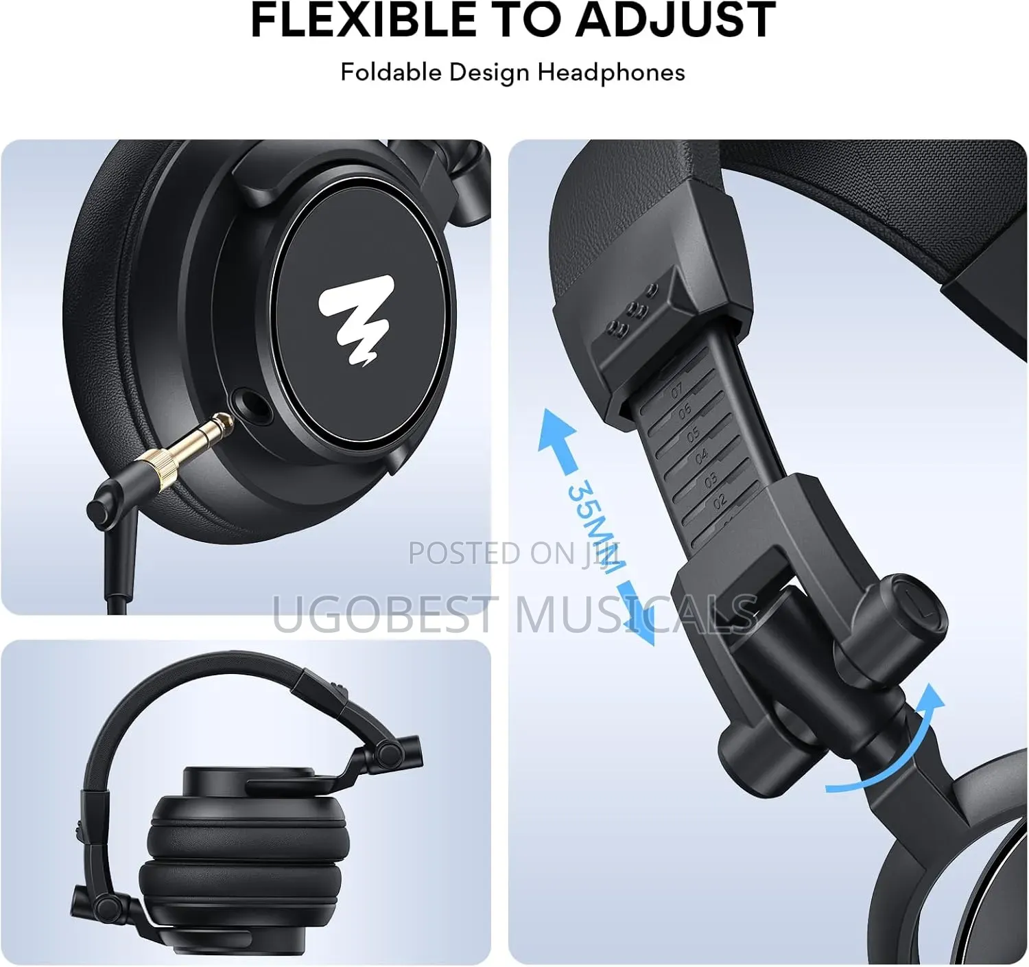 Maono Au-Mh601 Studio Monitor Headphones
